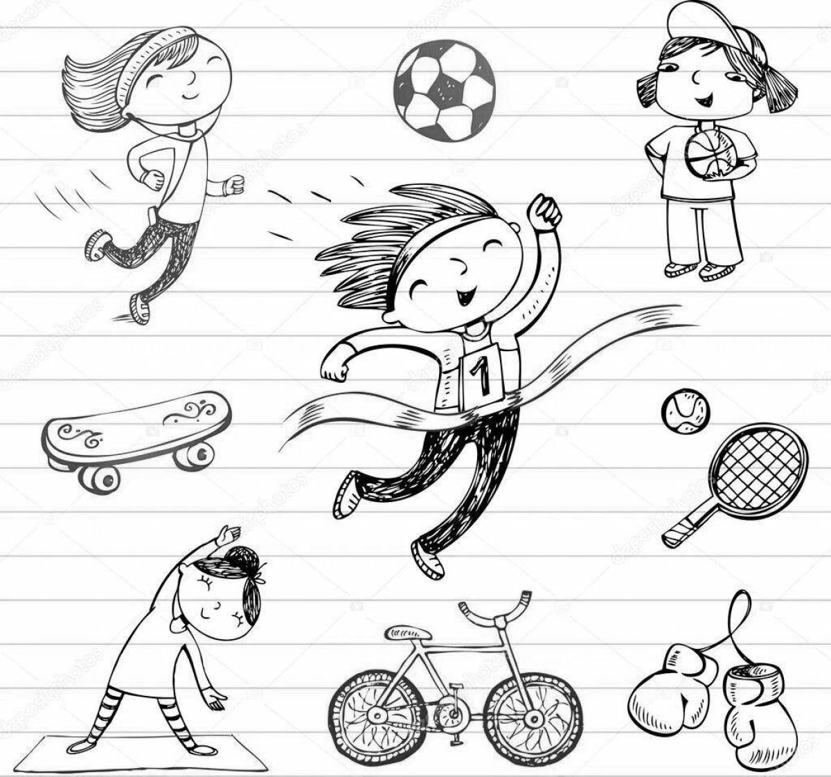 About sports and healthy lifestyle for children #2