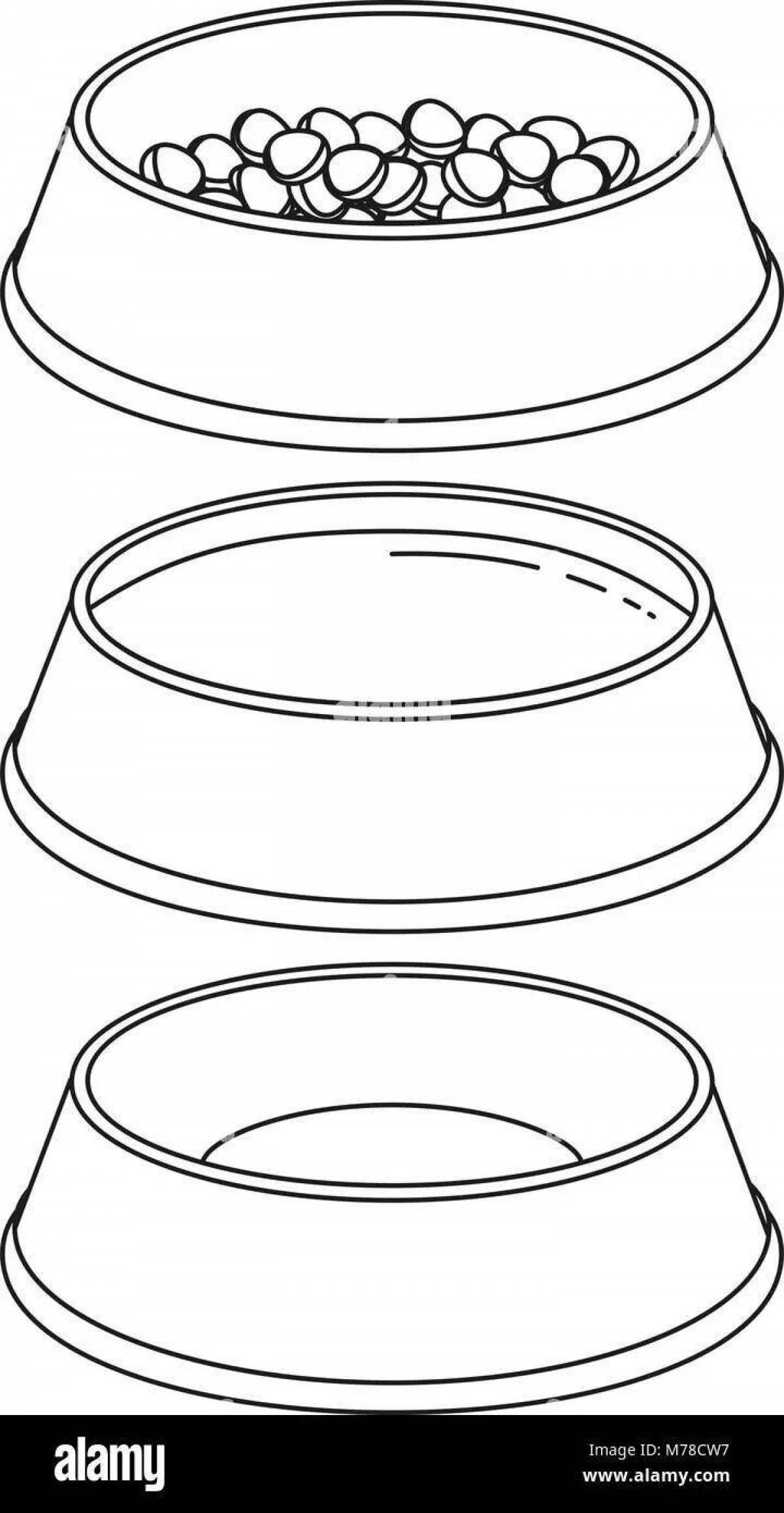 Миска для кошек рисунок