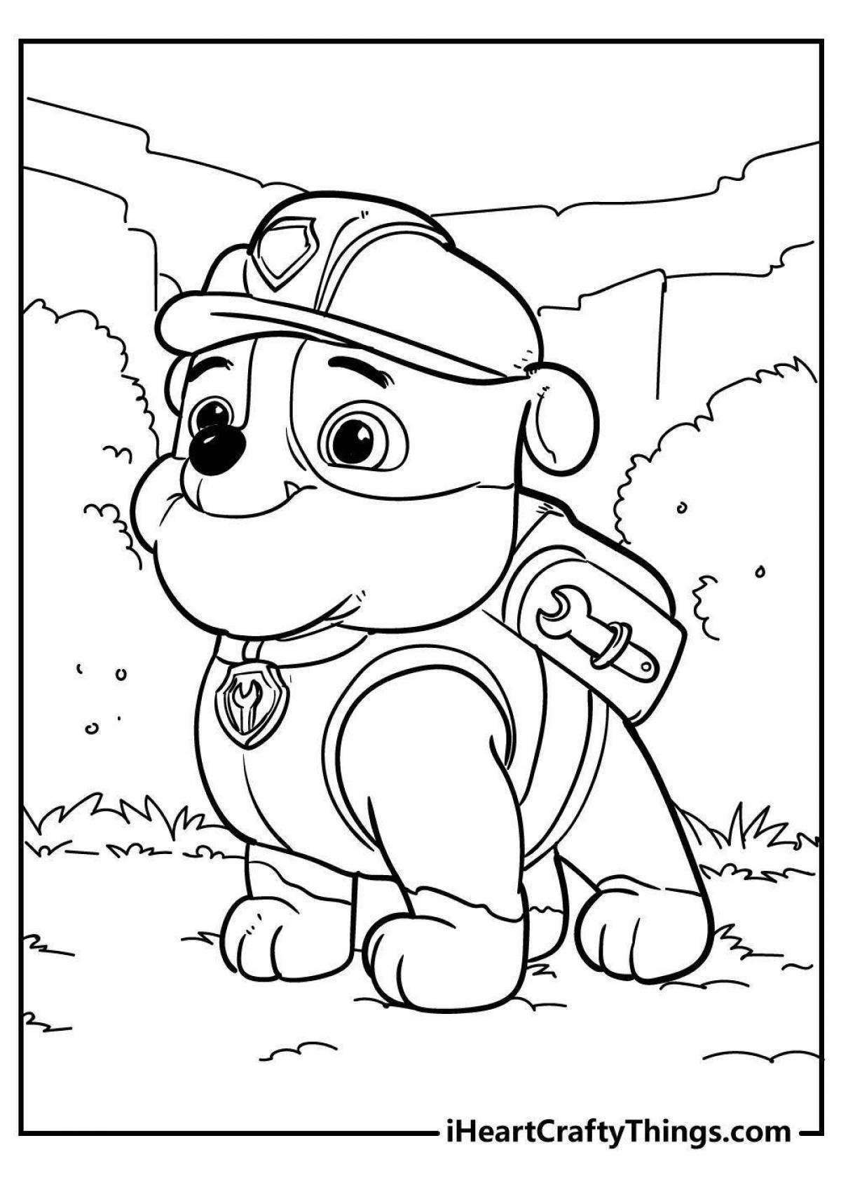By numbers for children 5 6 years old paw patrol #4