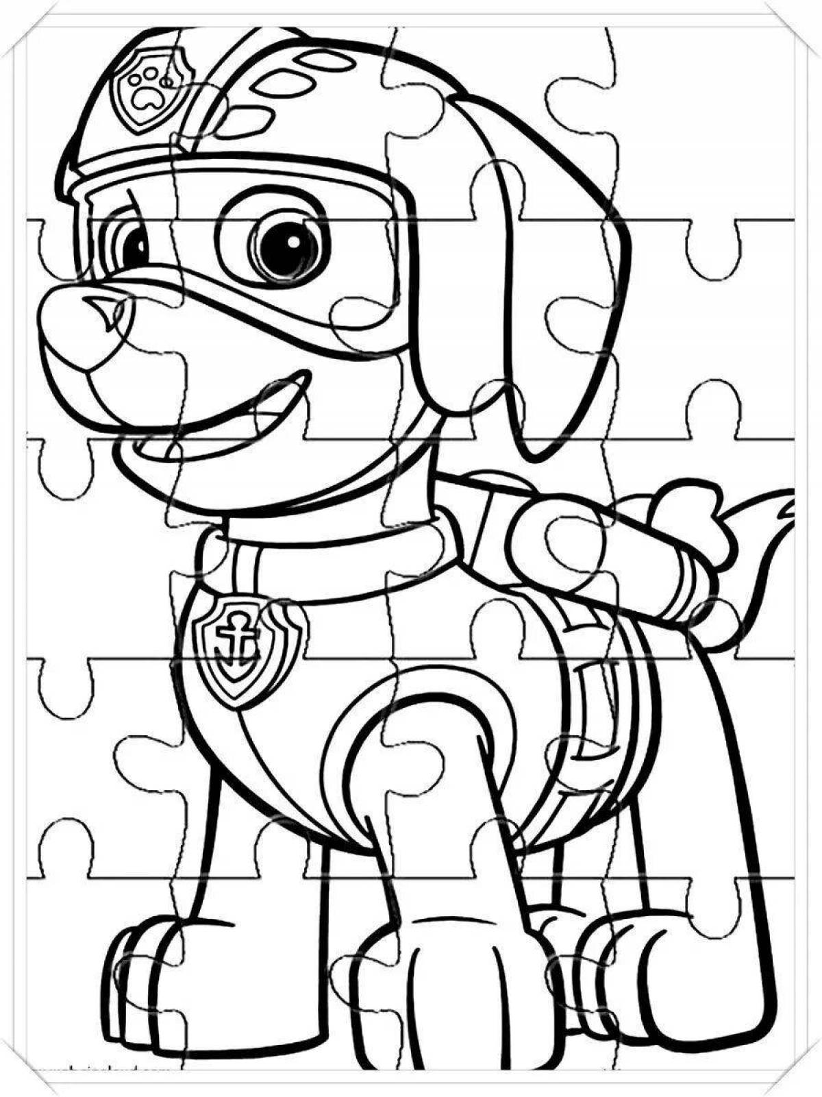 By numbers for children 5 6 years old paw patrol #6