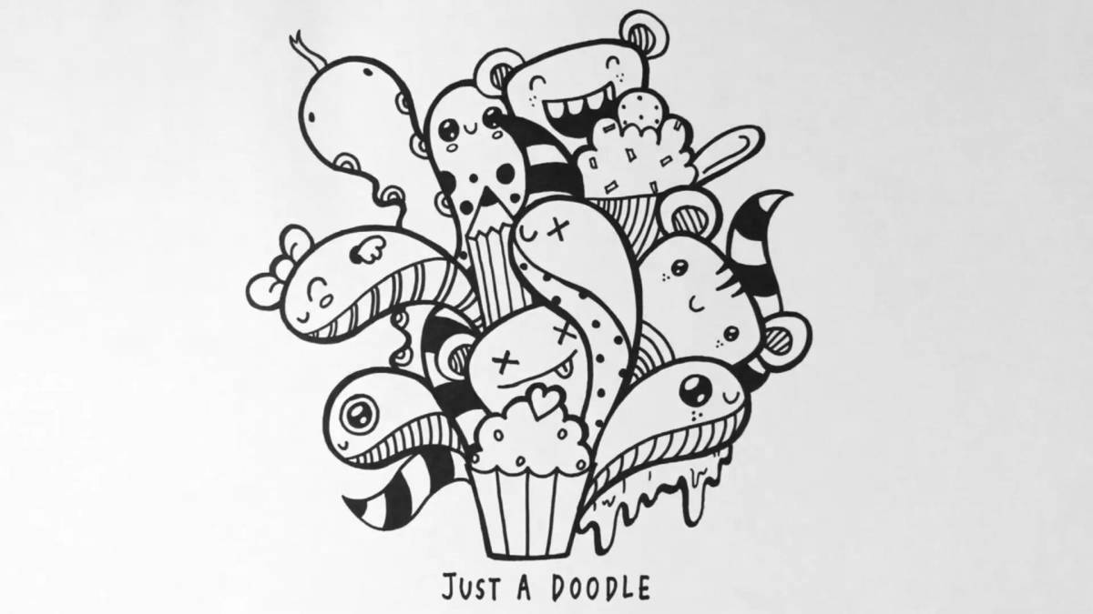 Замысловатые раскраски рисунки в альбоме