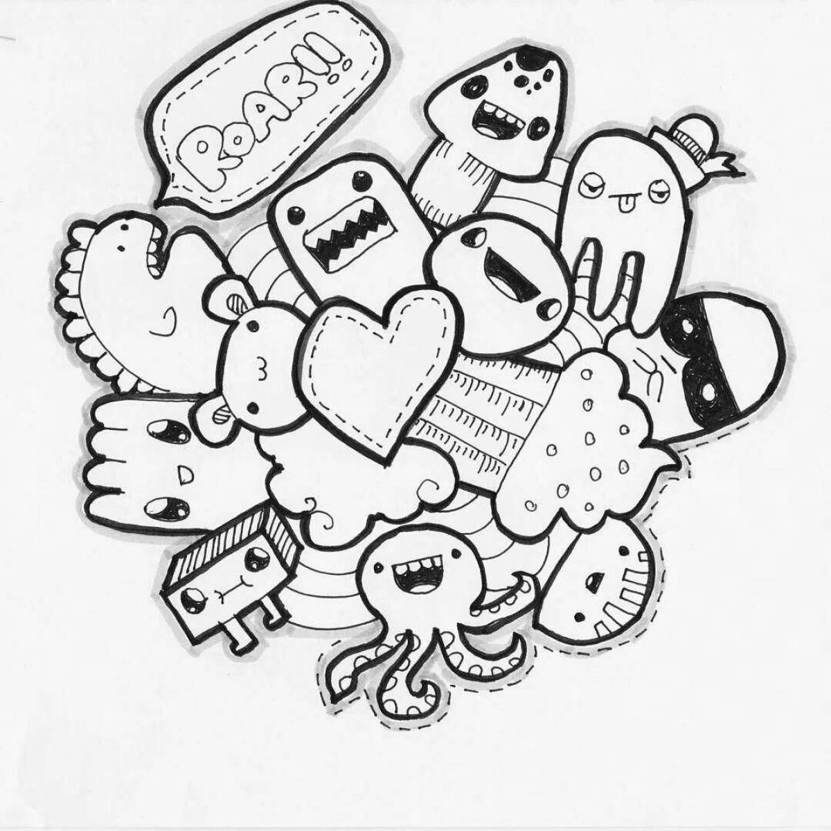 Художественные раскраски sketchbook drawings