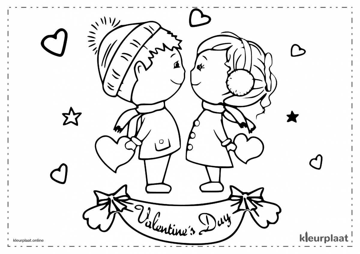 Cute couple coloring pages