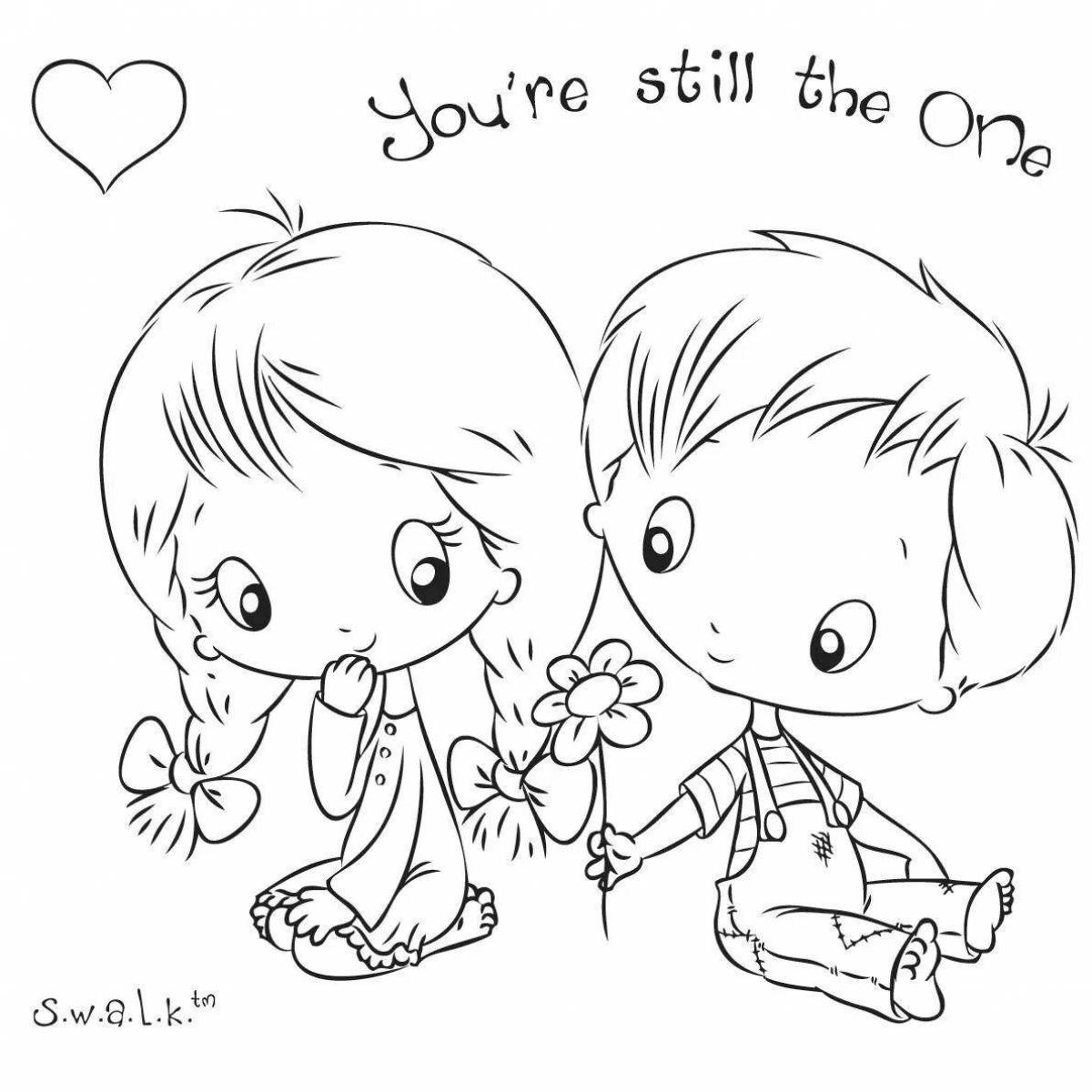 Fancy coloring couples