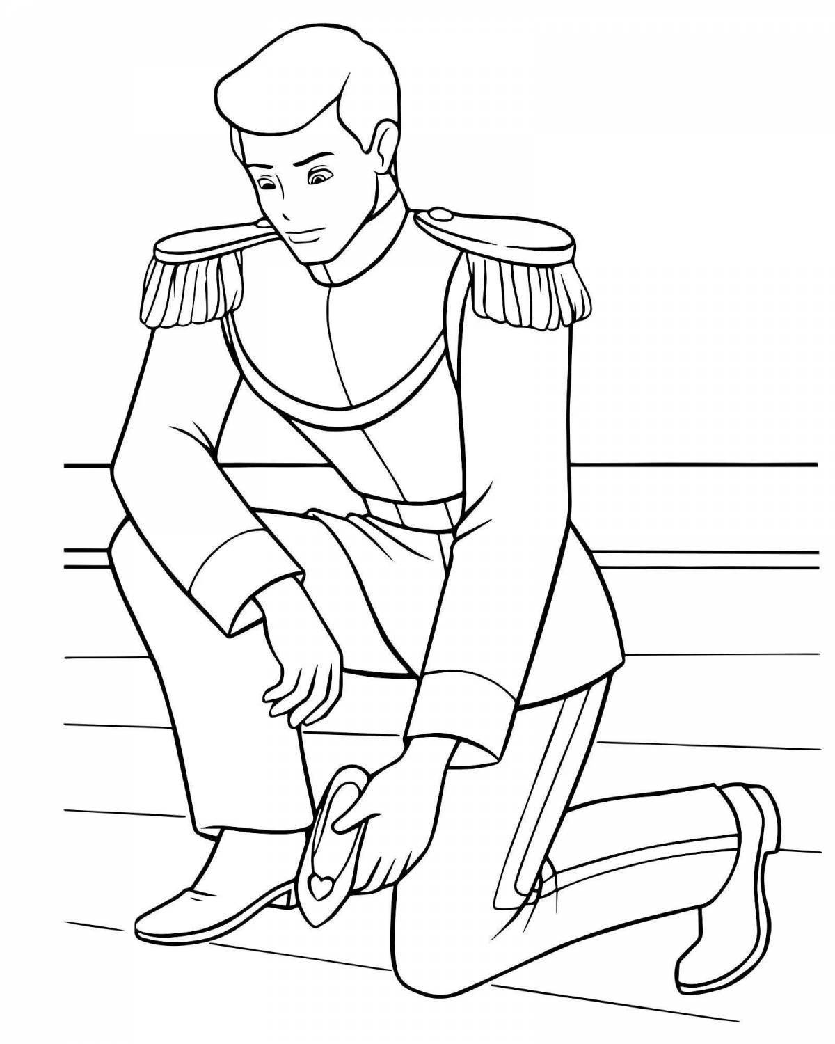 Brilliant prince coloring pages for kids