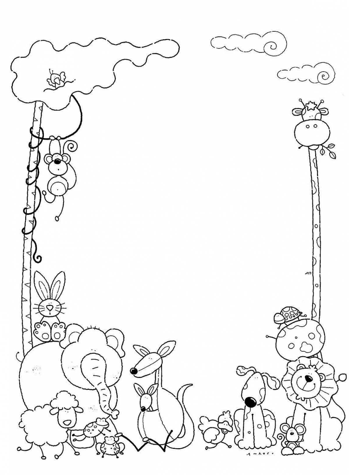 Creative coloring book for kids