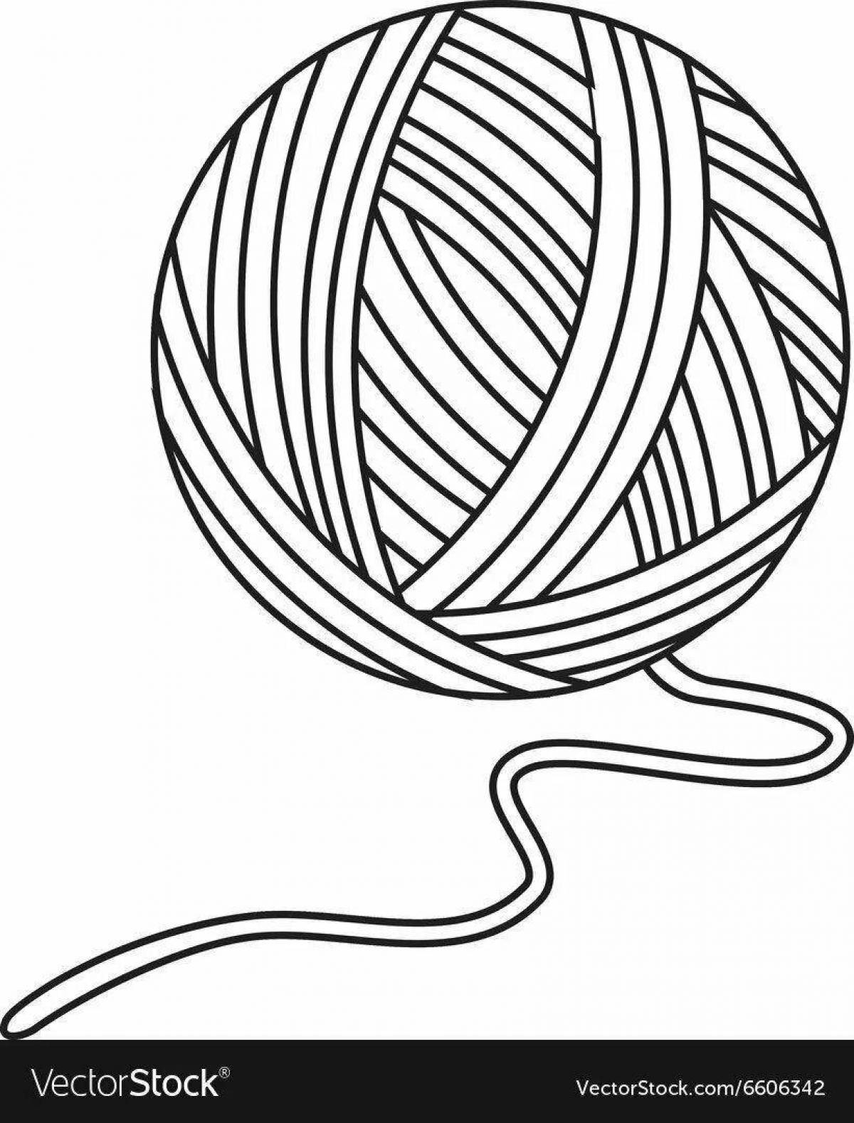 Radiant coloring page threads for toddlers