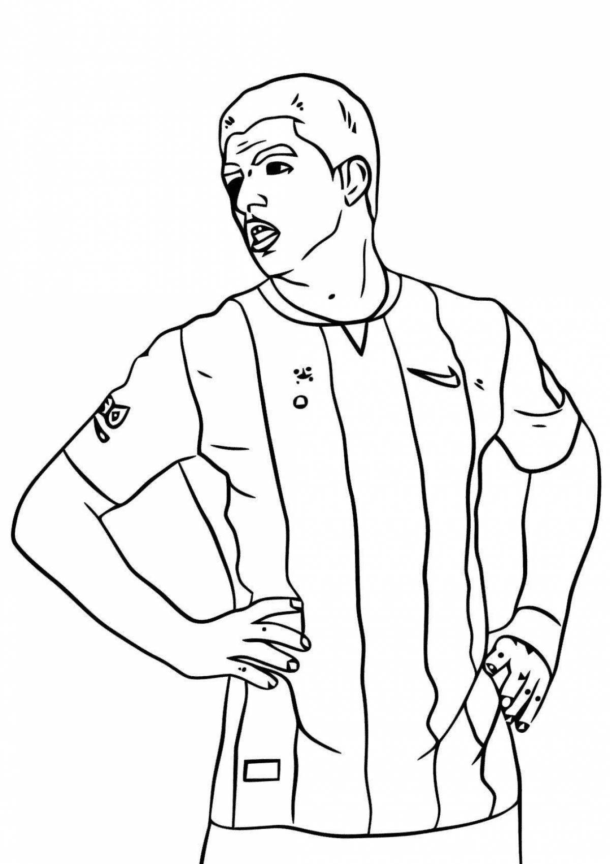 Great messi coloring book for kids