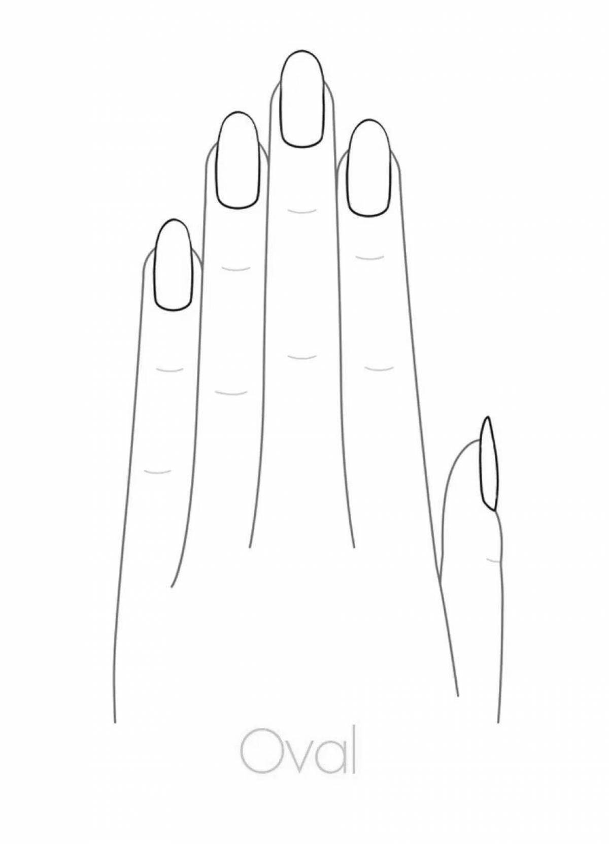 Delightful hand manicure page