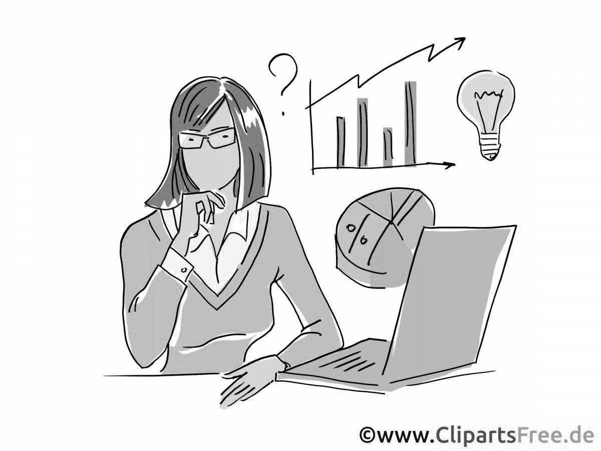 Photo A bright coloring book for kids