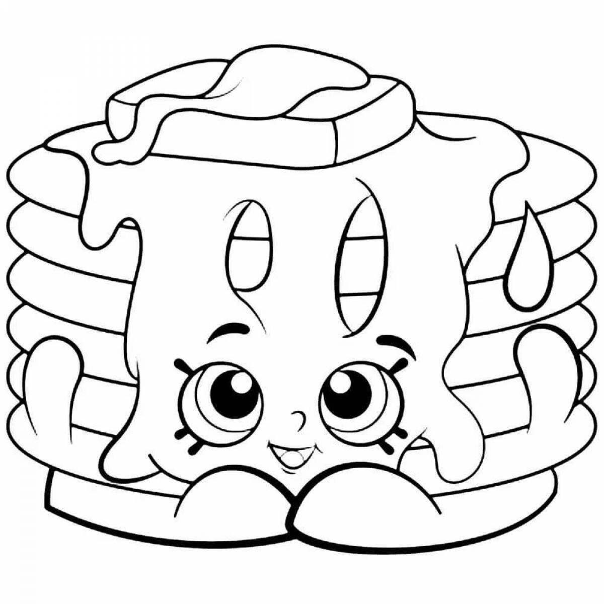 Playful coloring squishy for girls