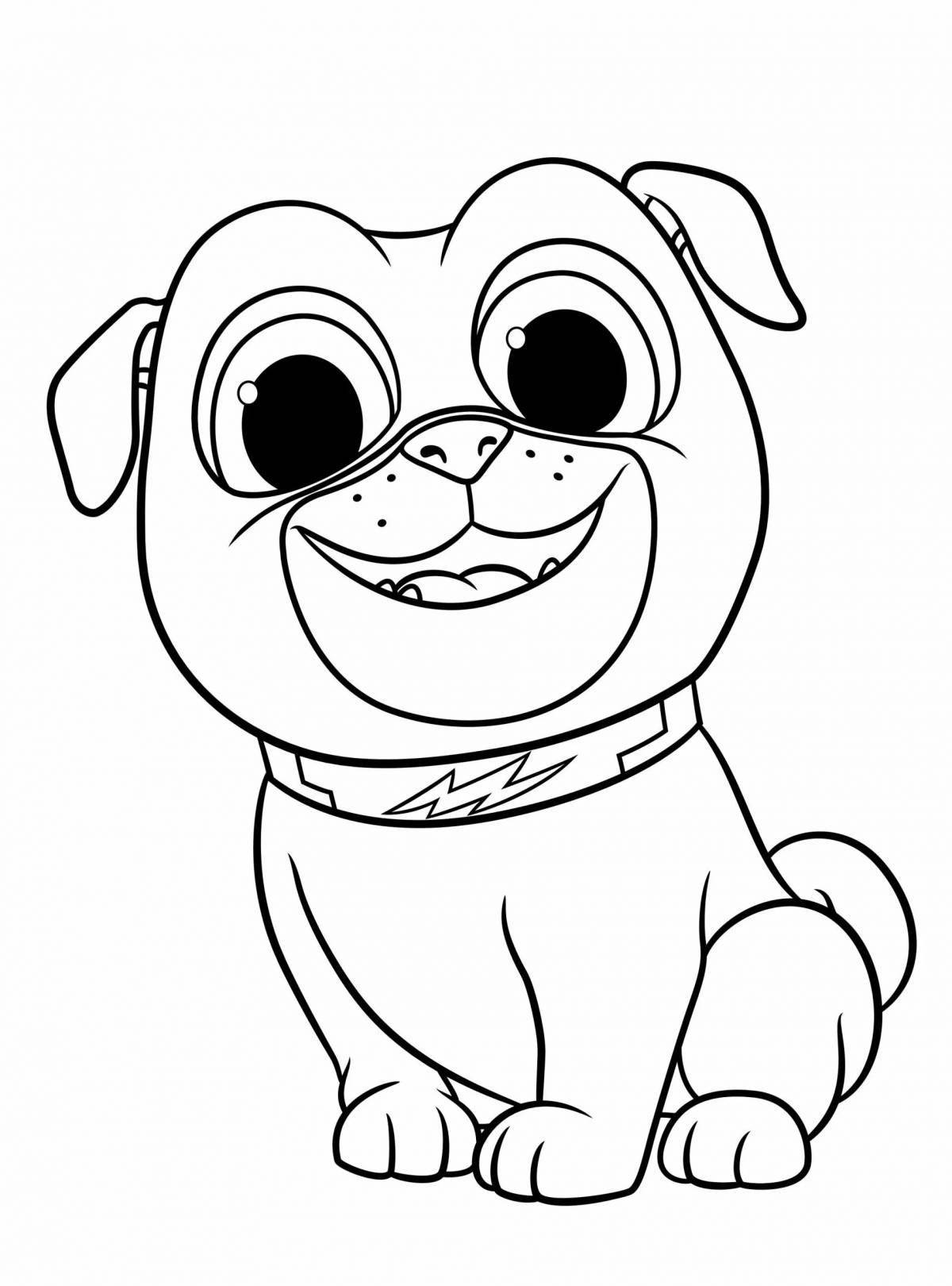 Dog coloring pages for boys