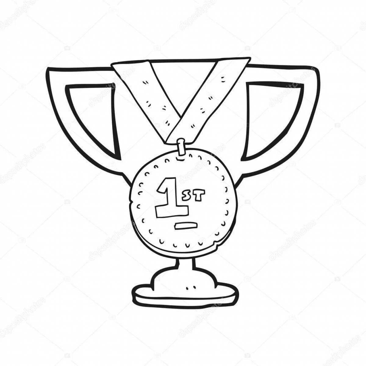 Violent cup coloring book for kids