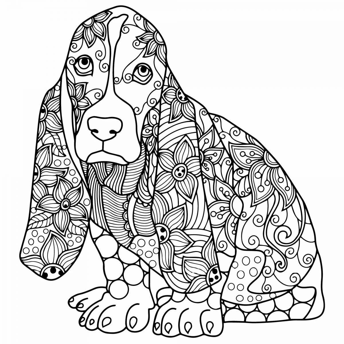 Creative anti-stress coloring book for kids