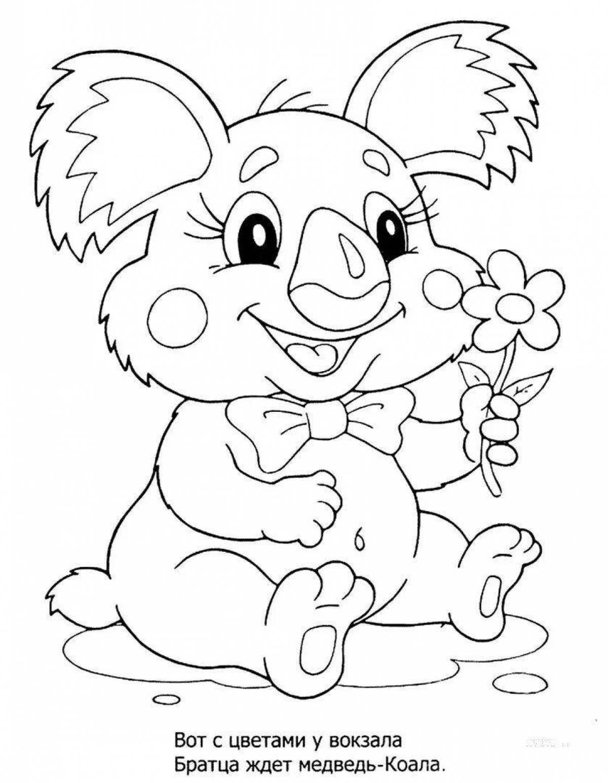 Exciting animal coloring pages for kids