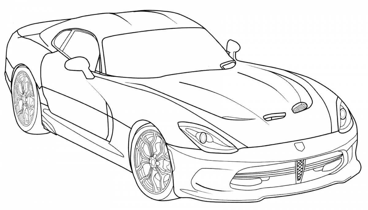 Amazing porsche coloring book for kids