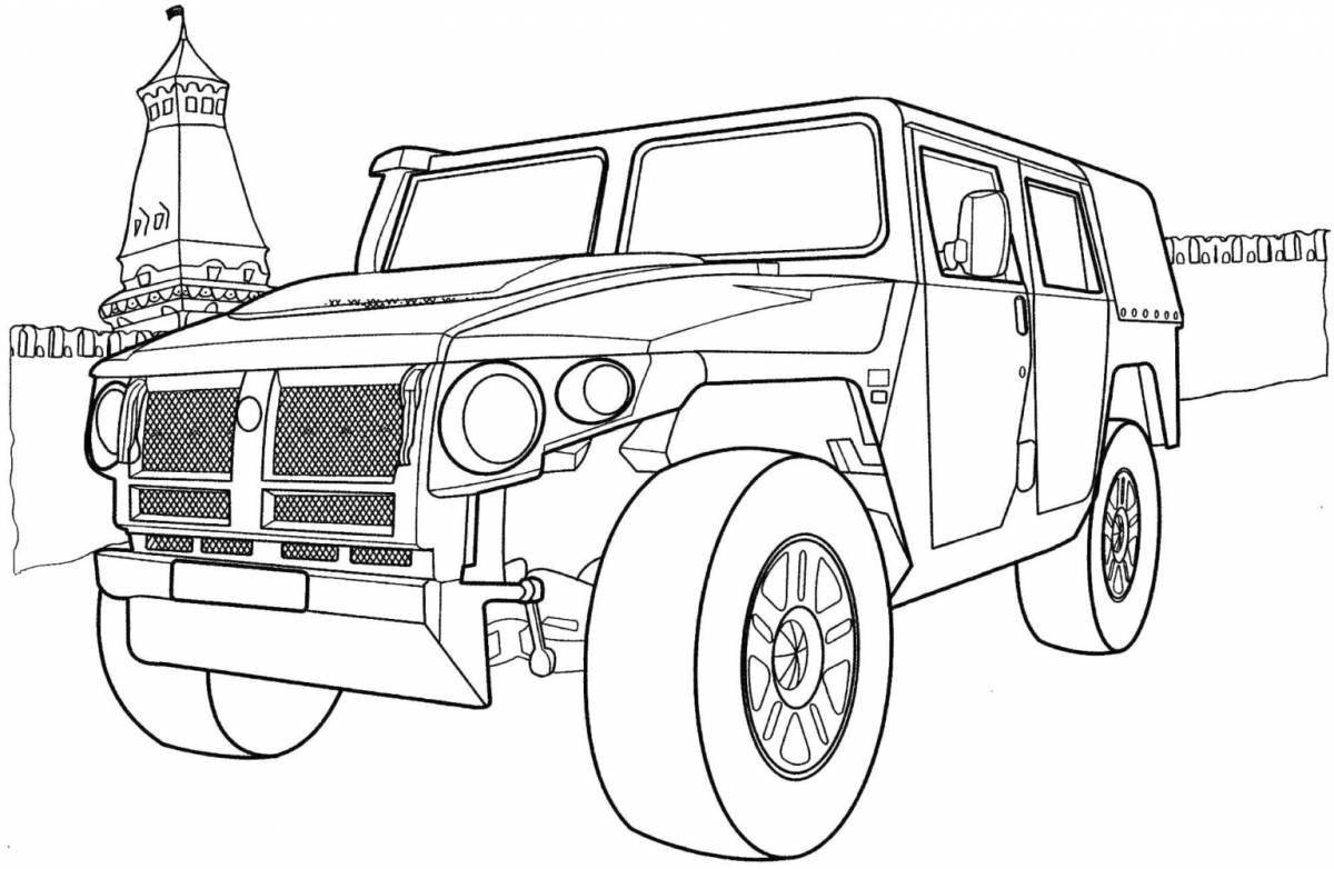 Adorable cars coloring pages for boys