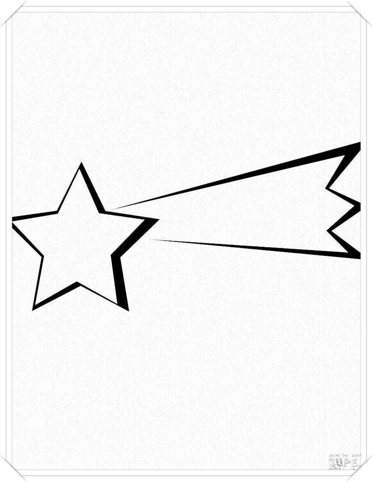 Gorgeous Star of Bethlehem coloring pages for kids