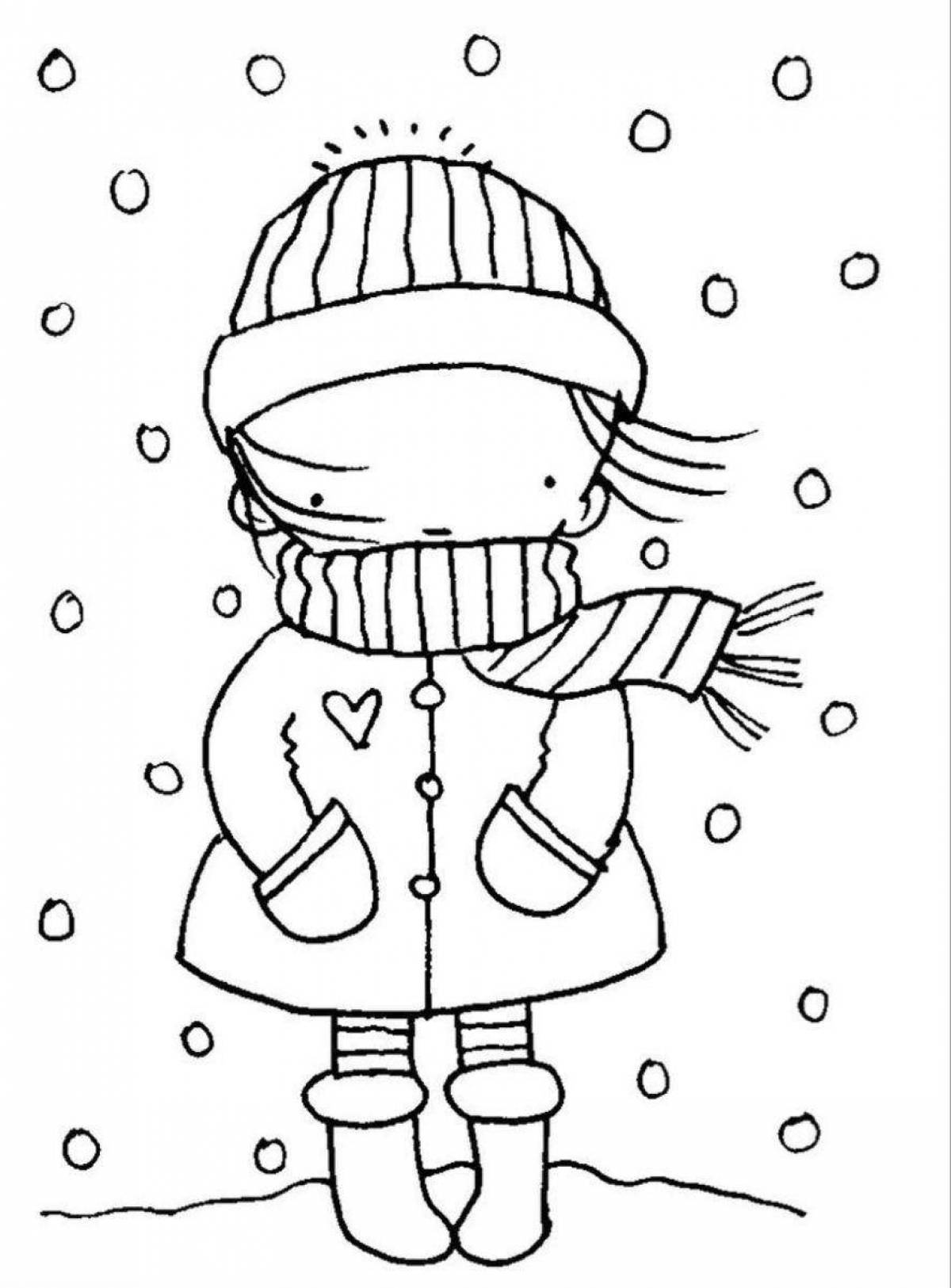 Одежда зимой для детей #3