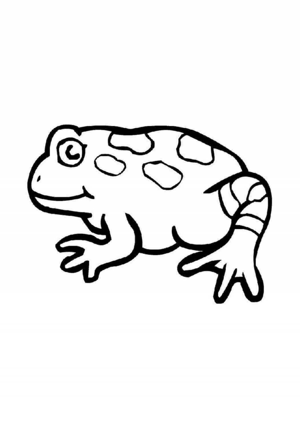 Frog drawing for kids #2