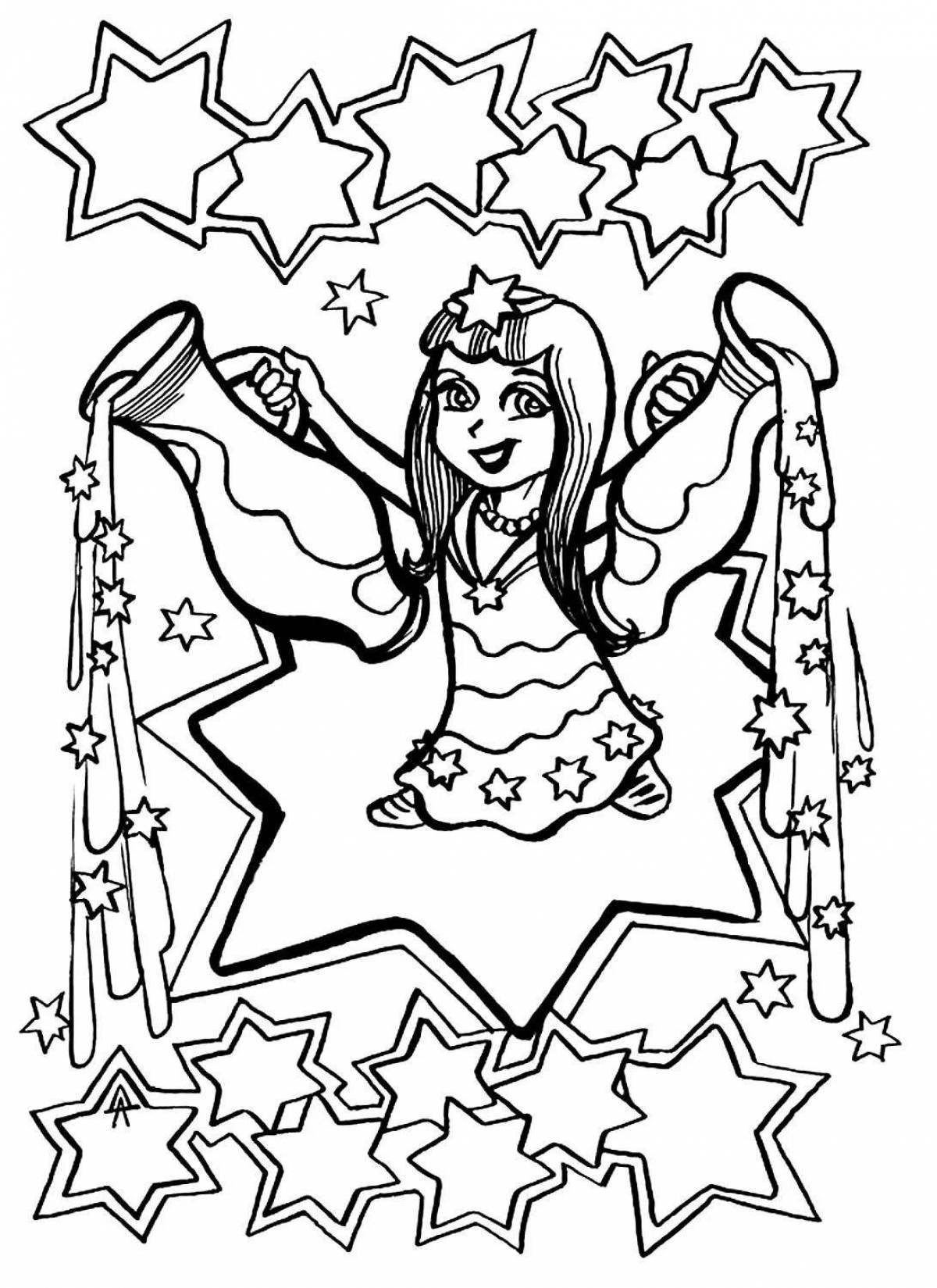 Fun coloring book zodiac signs for kids