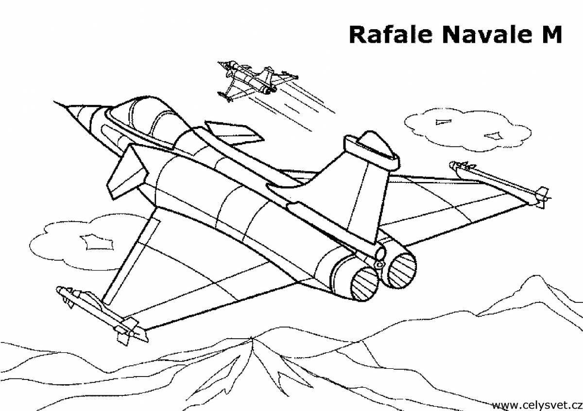 Colorful military vehicle coloring page for preschoolers