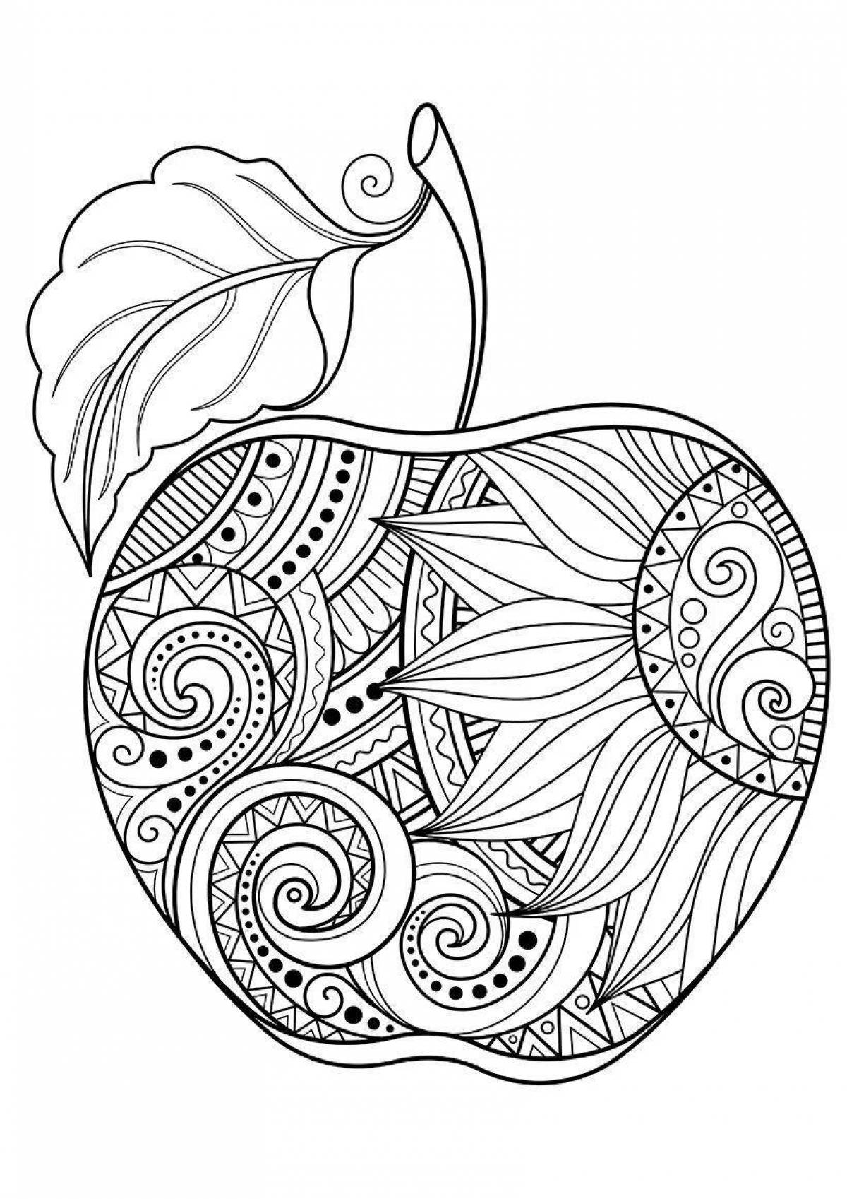 Colorful coloring art therapy for children with emotional problems