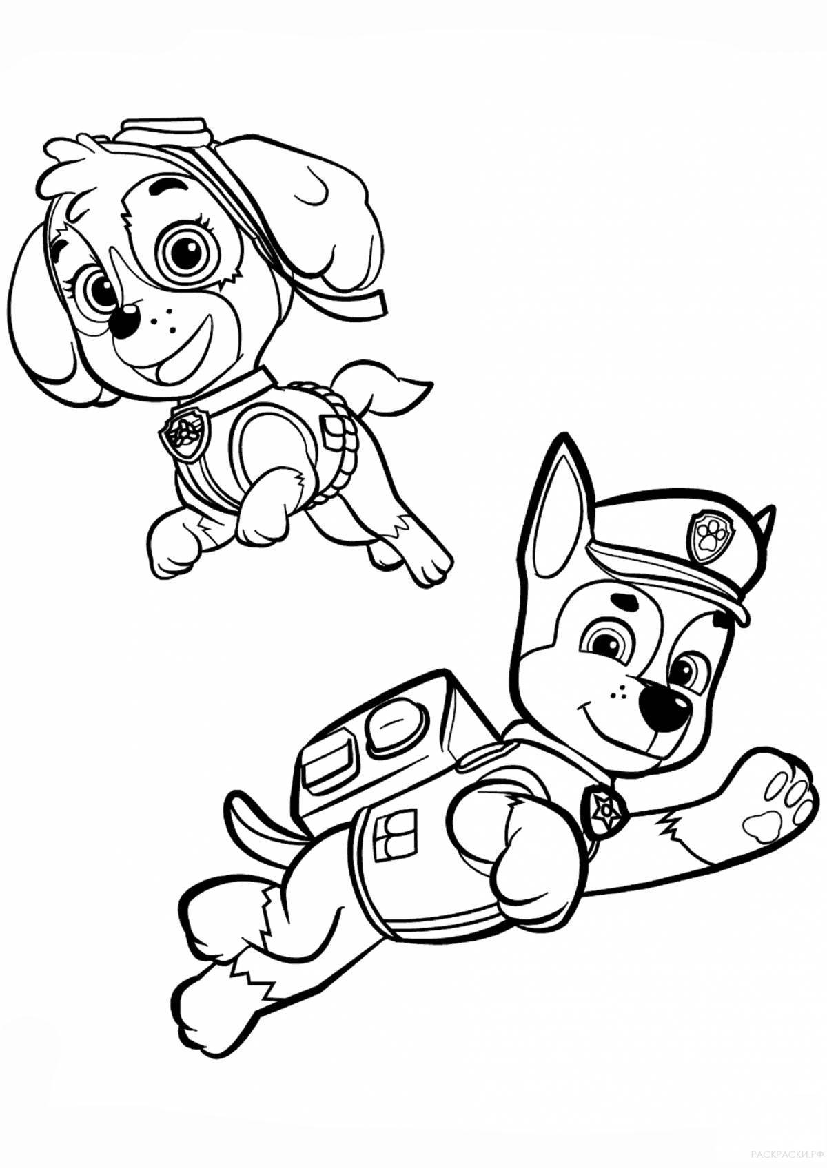 Coloring page brave racer for kids