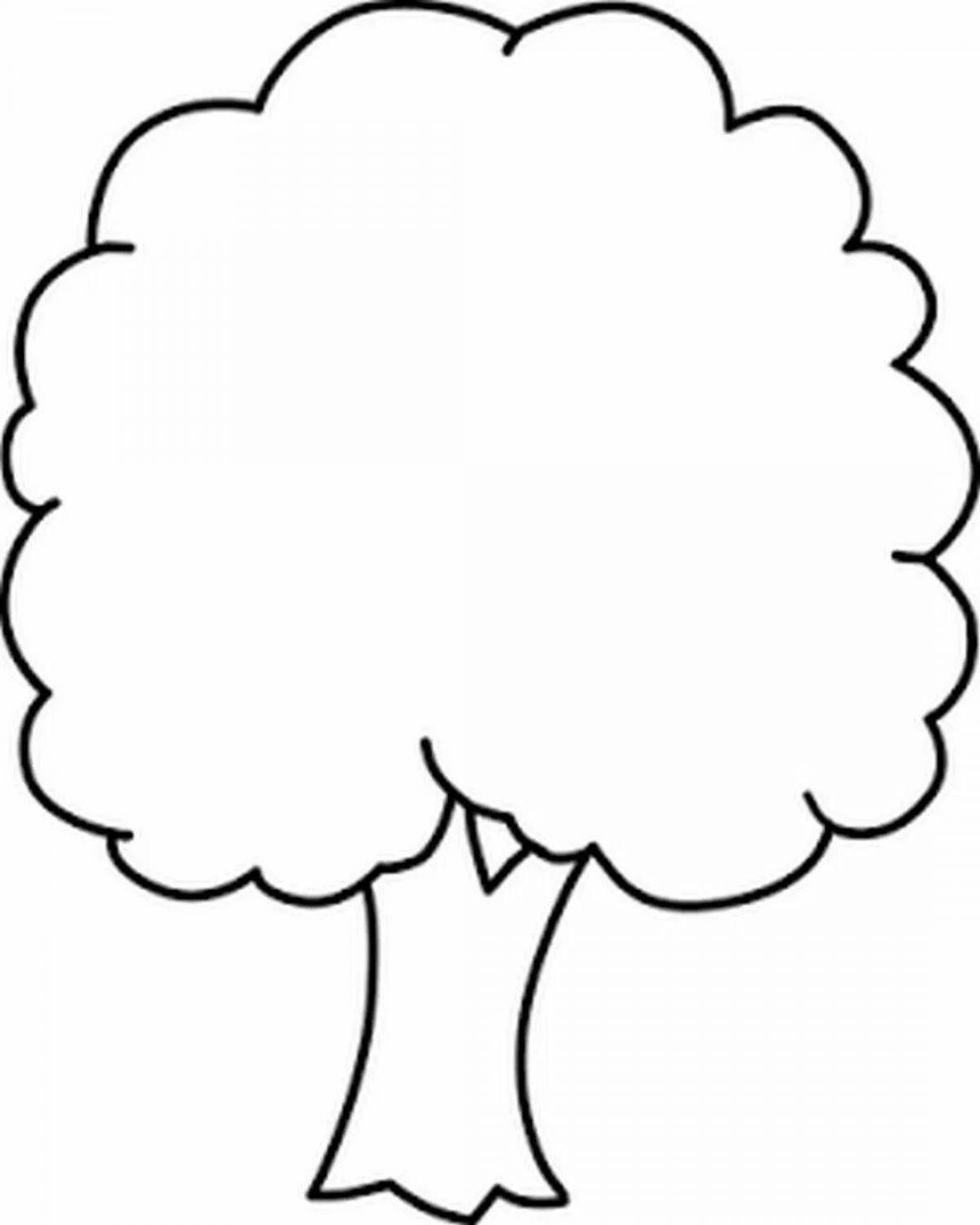 Рисунок дерево для детей #5