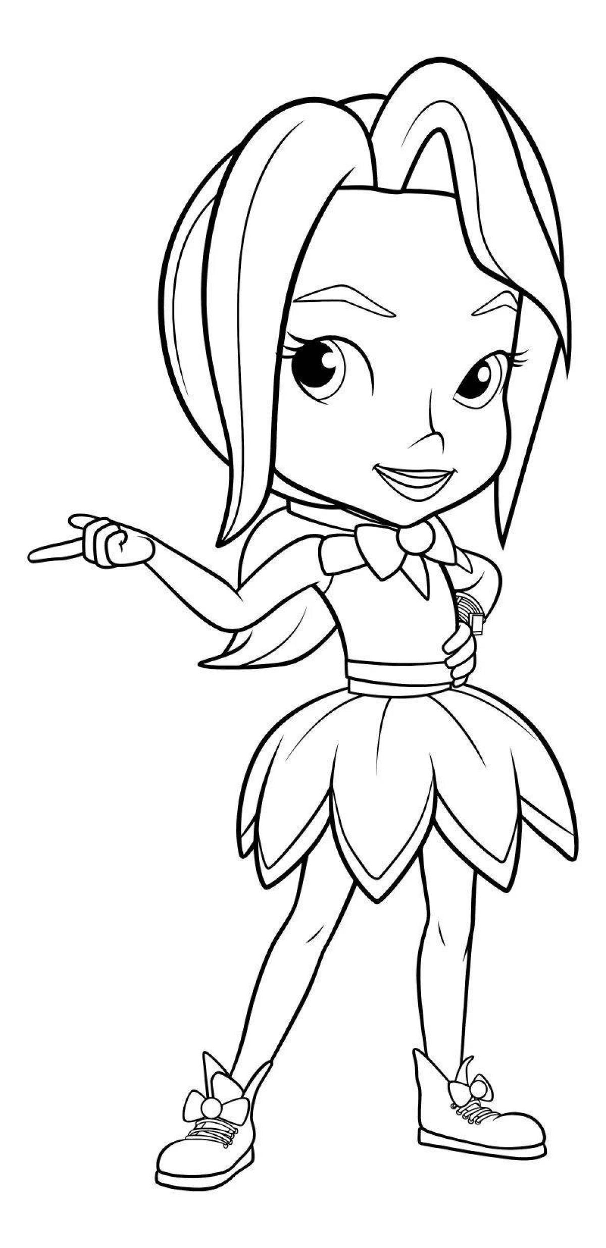 Fantastic fairy coloring pages for kids