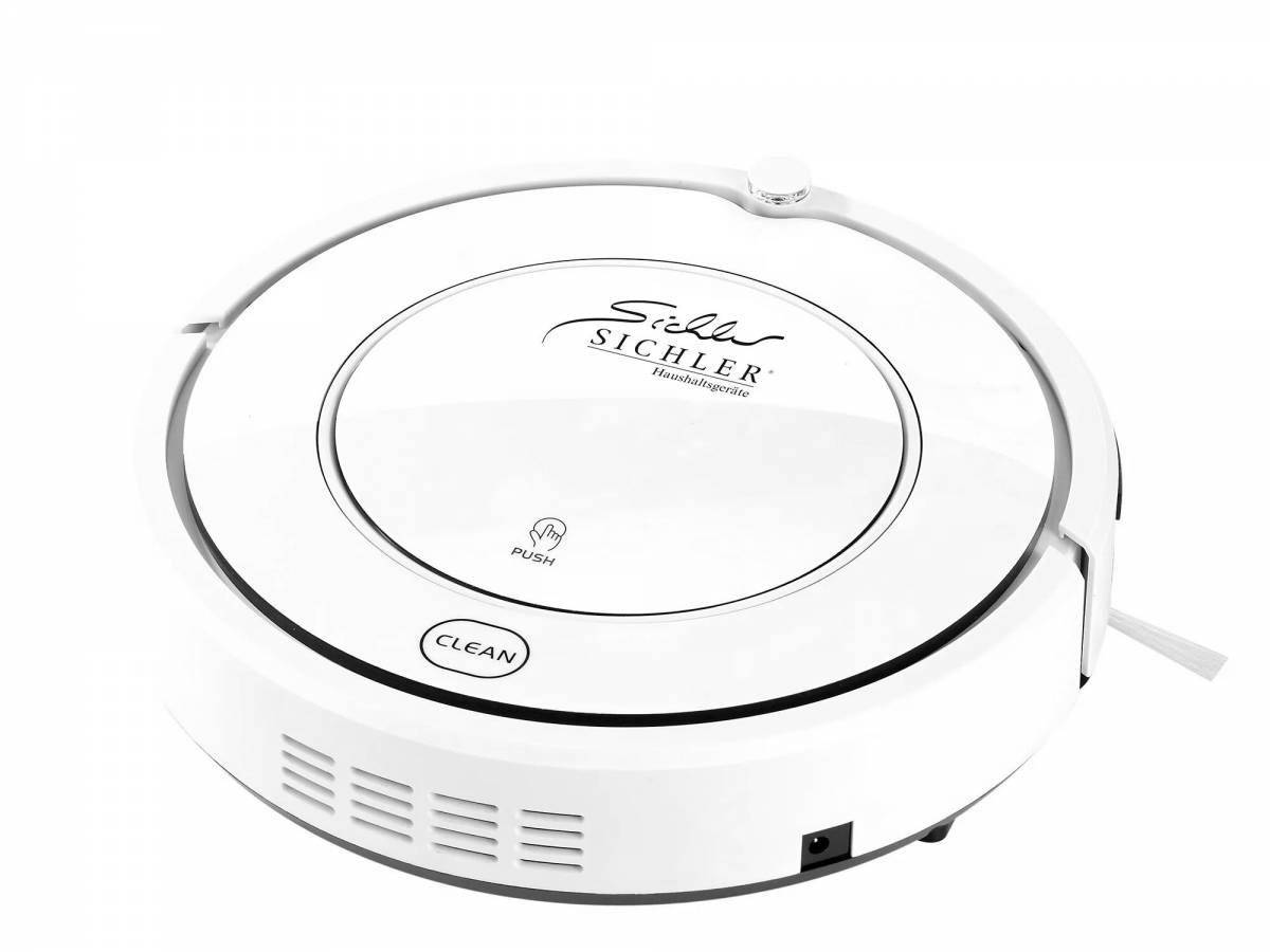 Fun coloring robot vacuum cleaner for boys