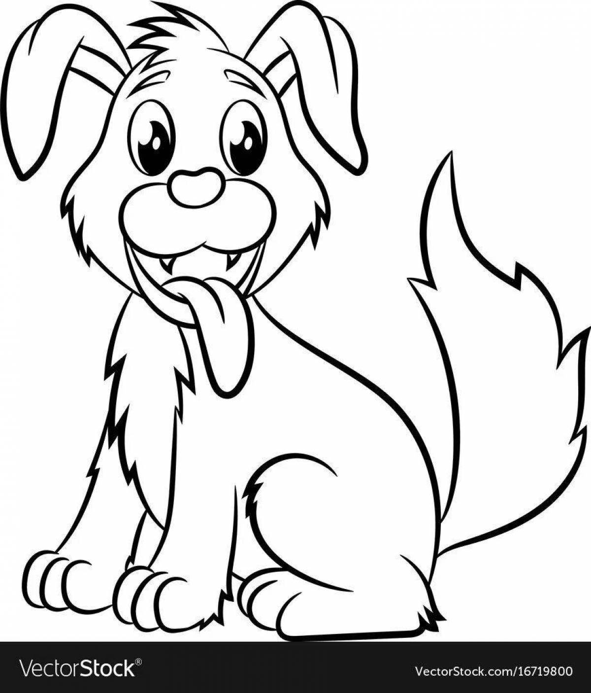 Live coloring my puppy Mikhalkov for kids