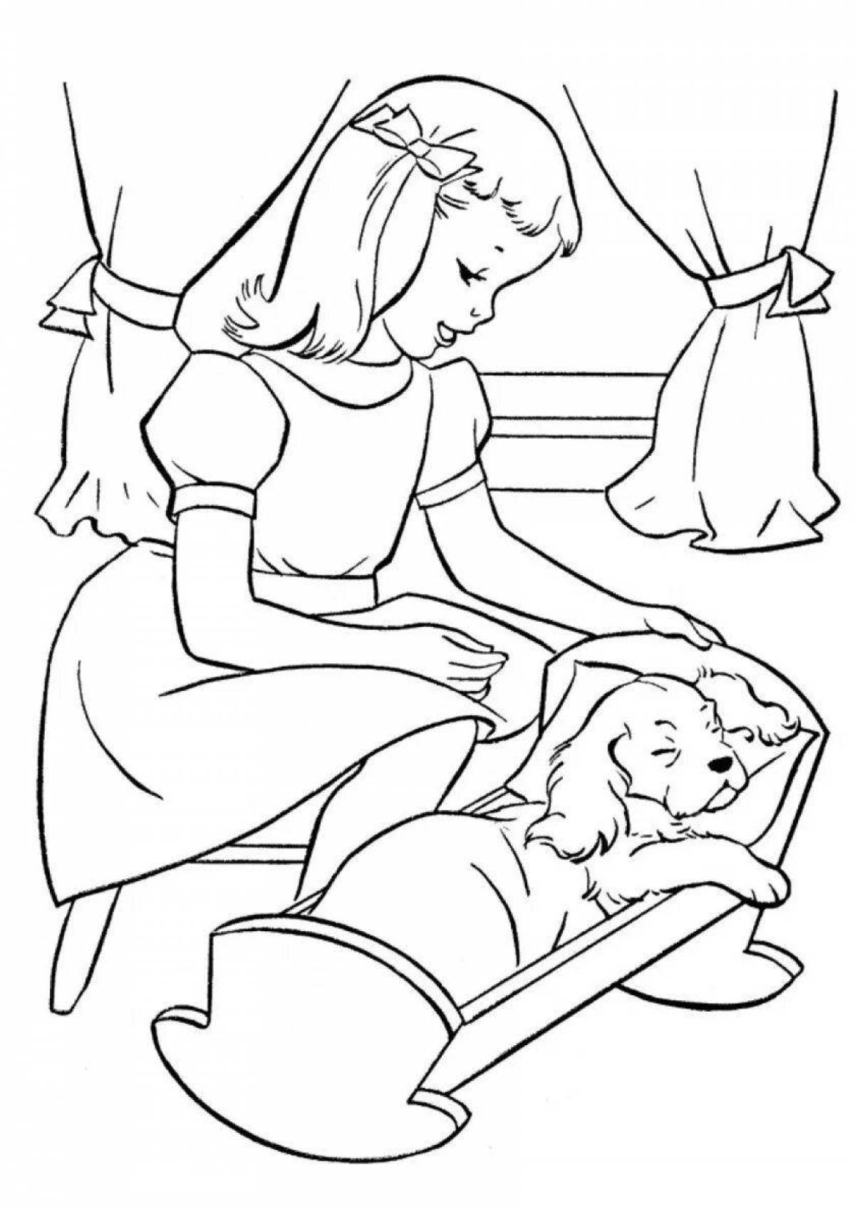 Fun coloring my dog ​​puppy for kids