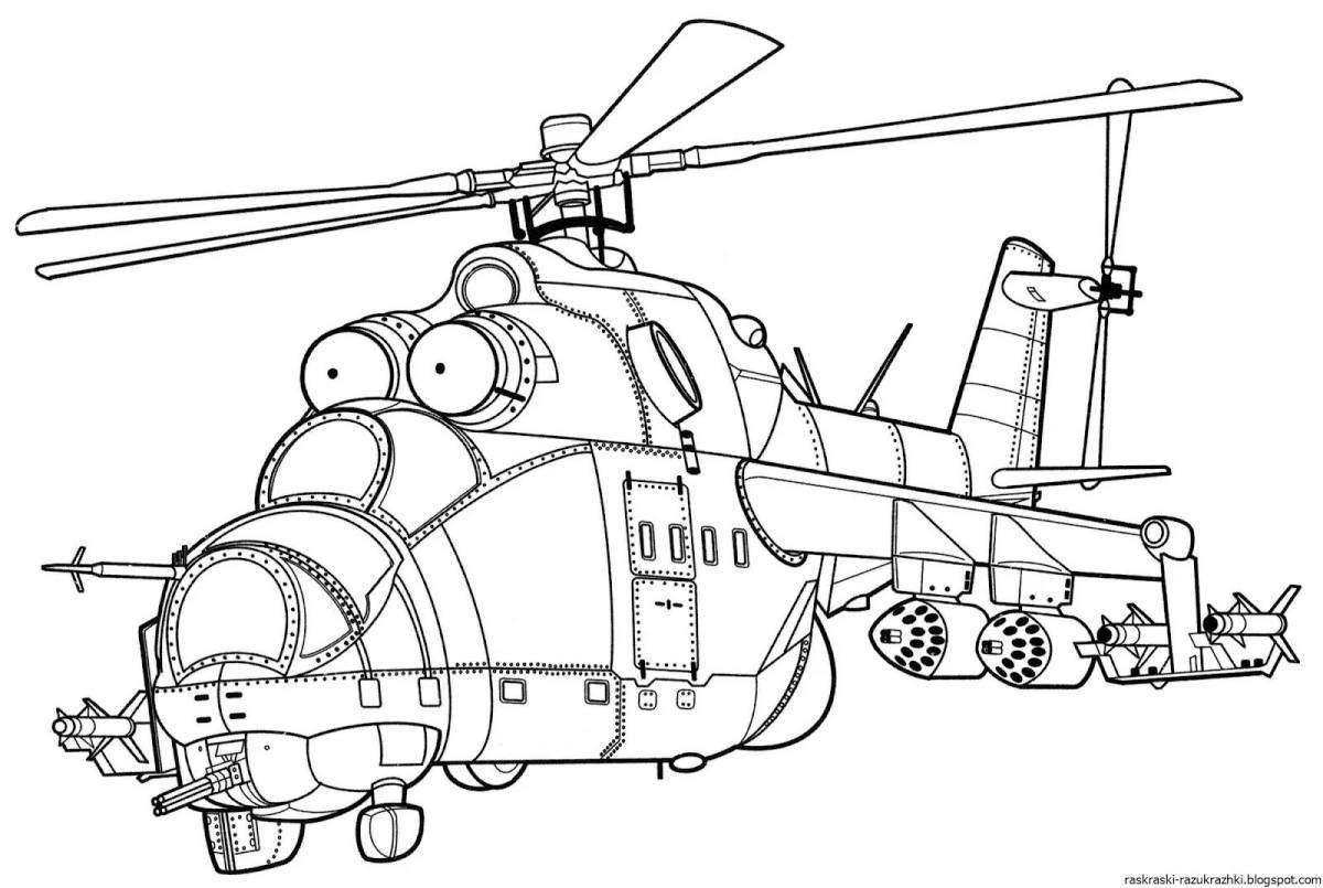 Military helicopter for boys #3