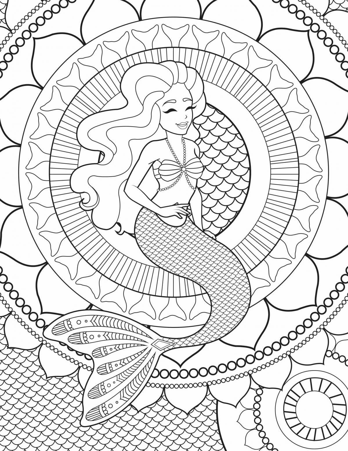 Delightful mandala coloring book for 10 year olds