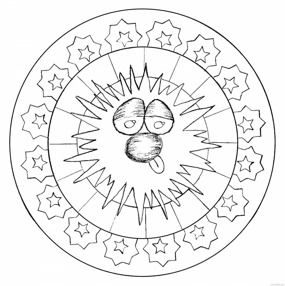 Amazing mandala coloring book for 10 year olds