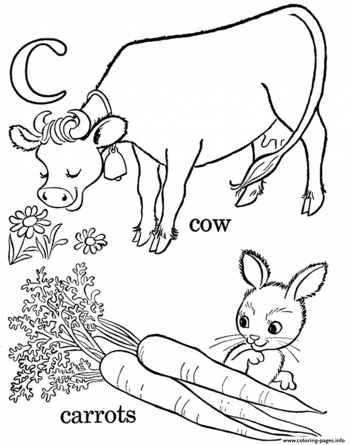 Amazing English Animal Coloring for Toddlers