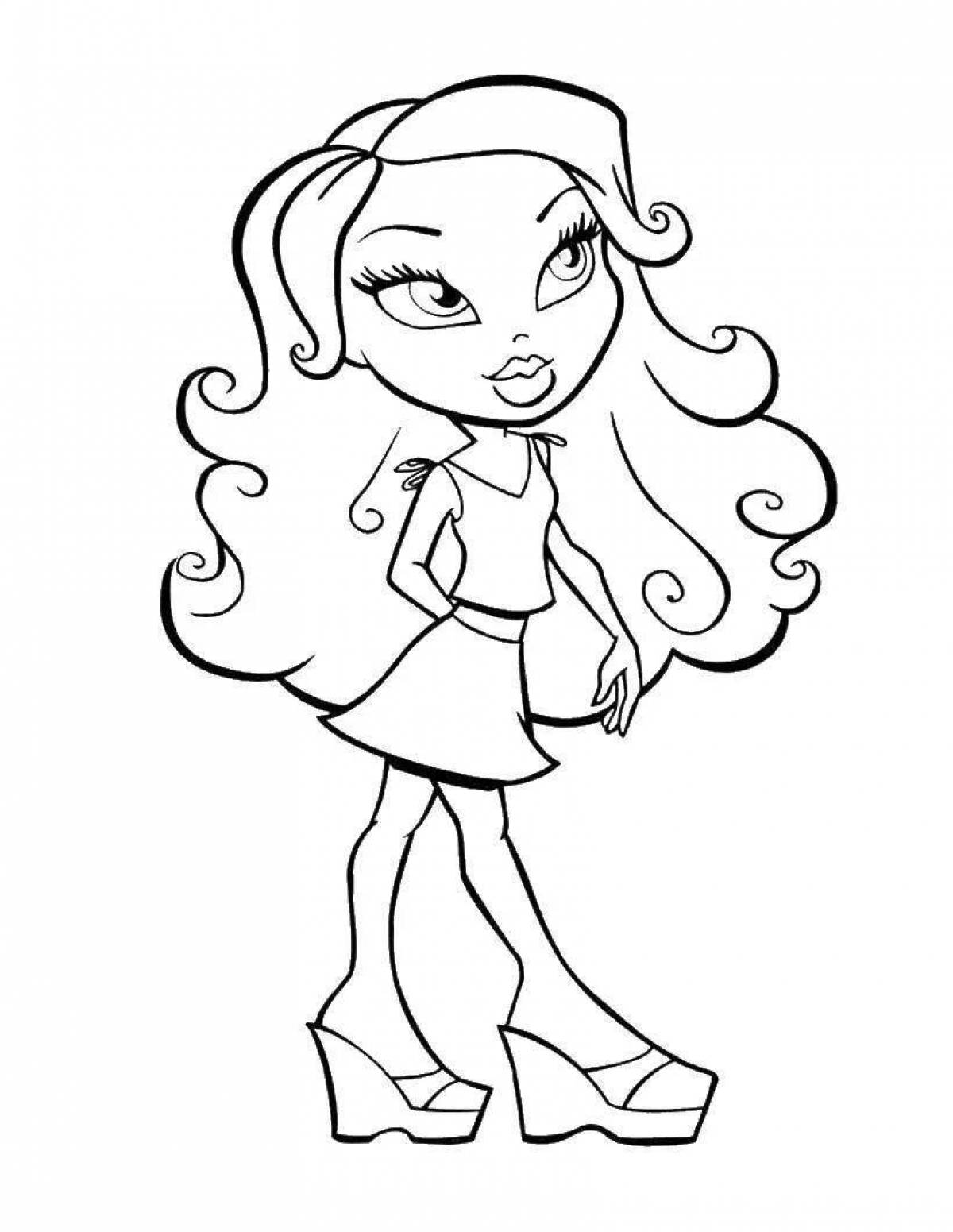 Awesome easy coloring pages for girls