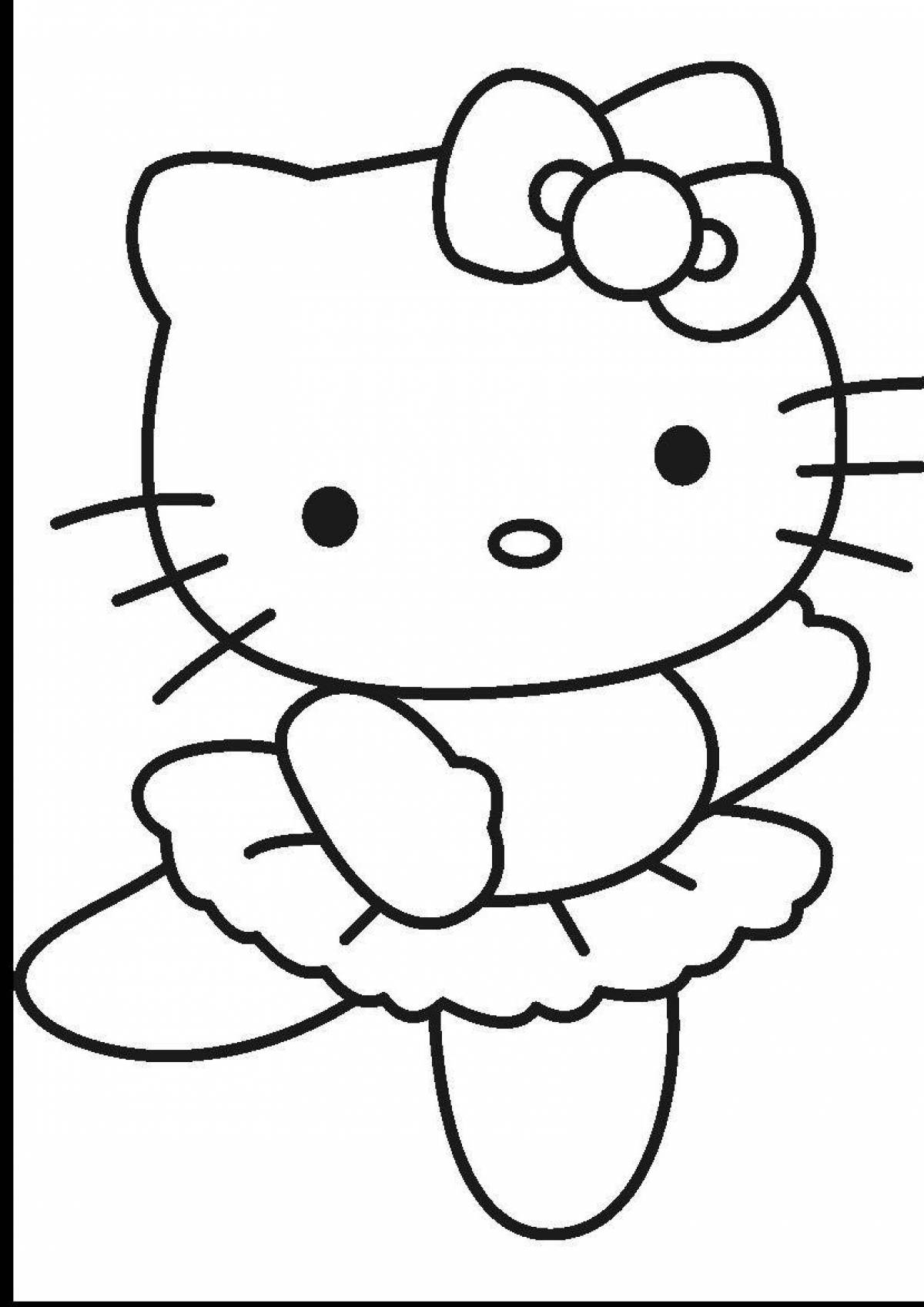 Violent easy coloring pages for girls