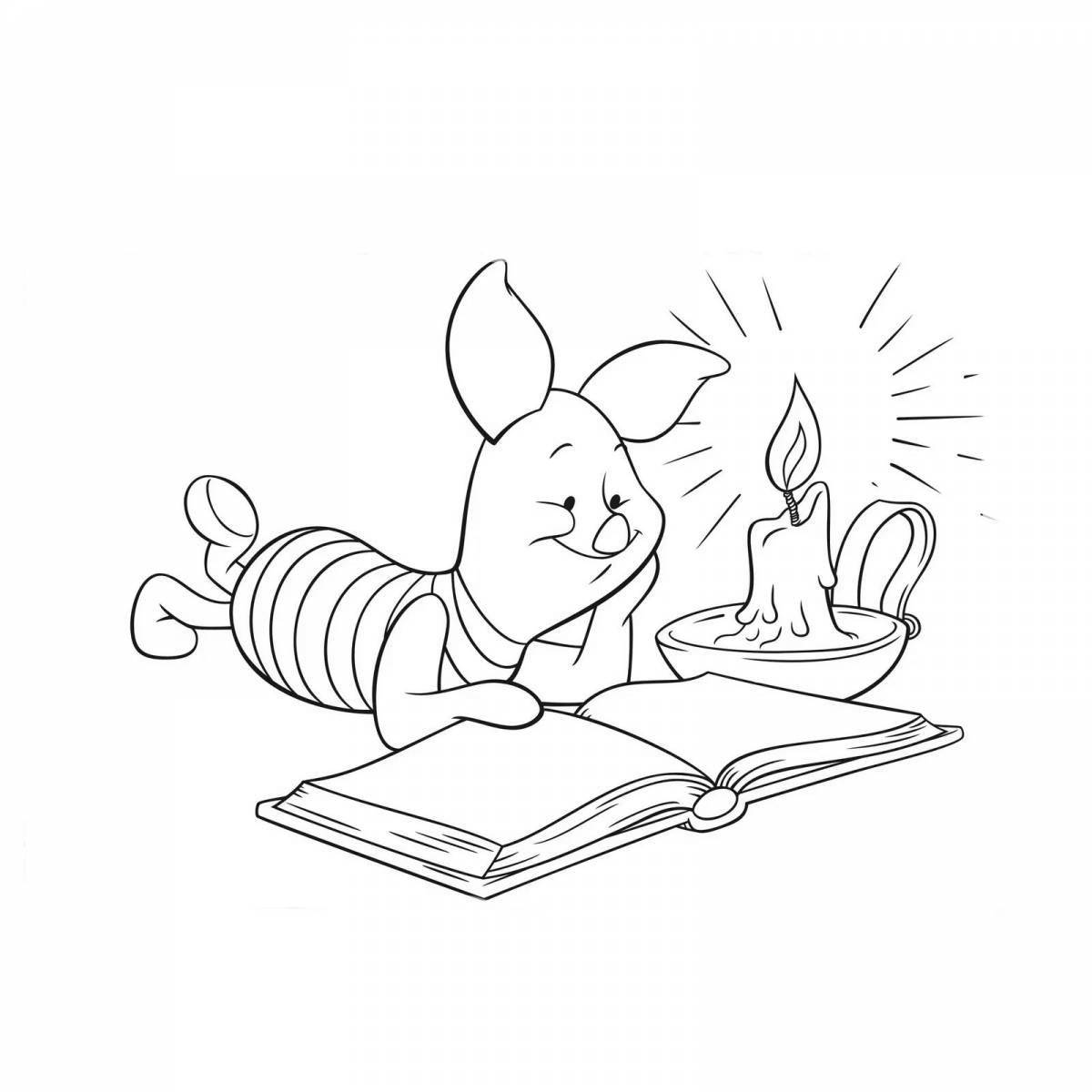 Fun coloring book cover for kids