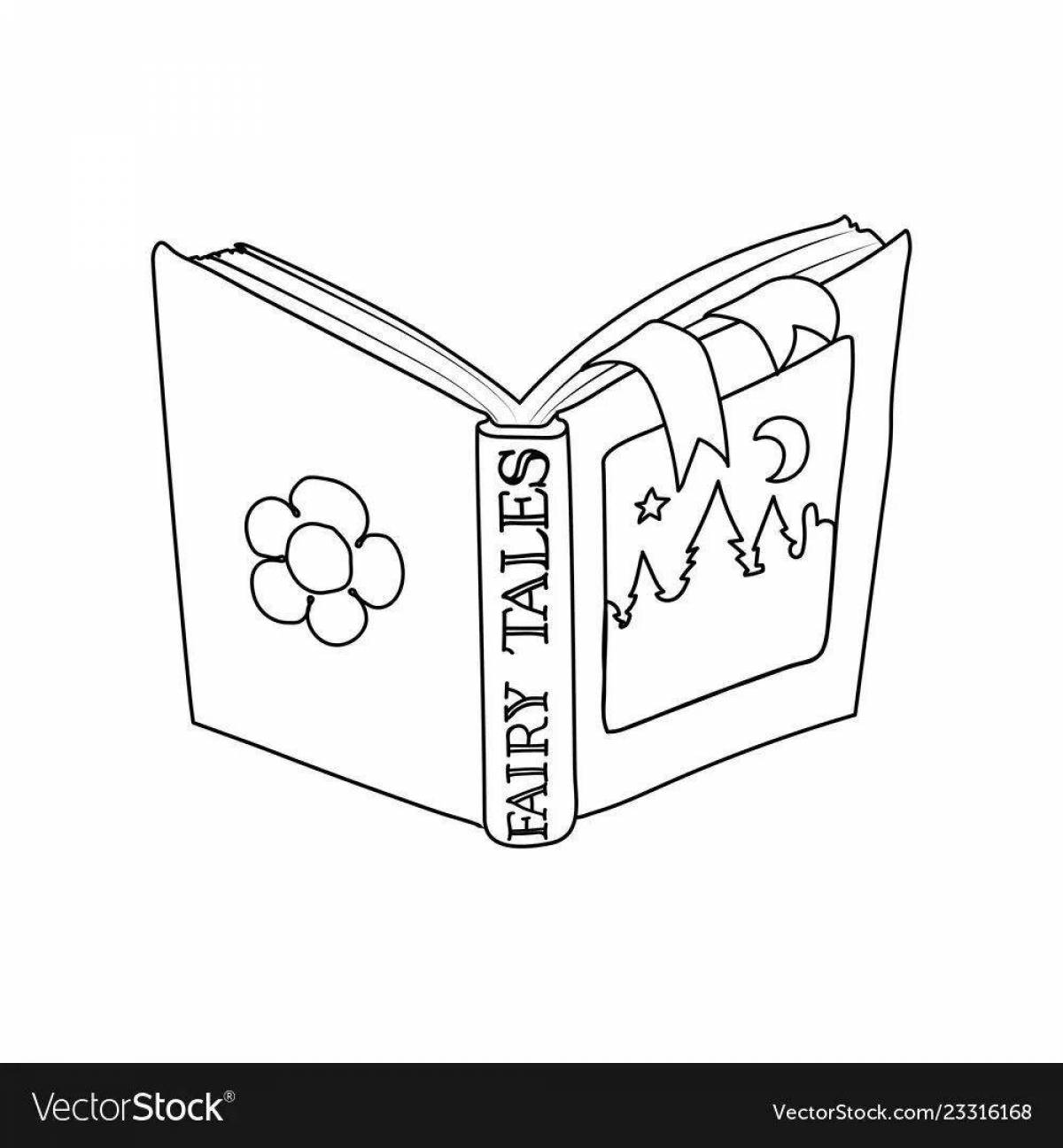 Wonderful coloring book cover for kids