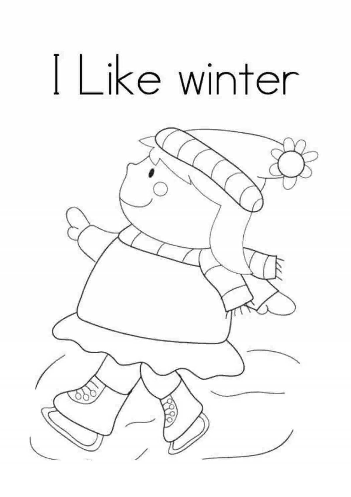 Funny coloring pages of skates for children 5-6 years old