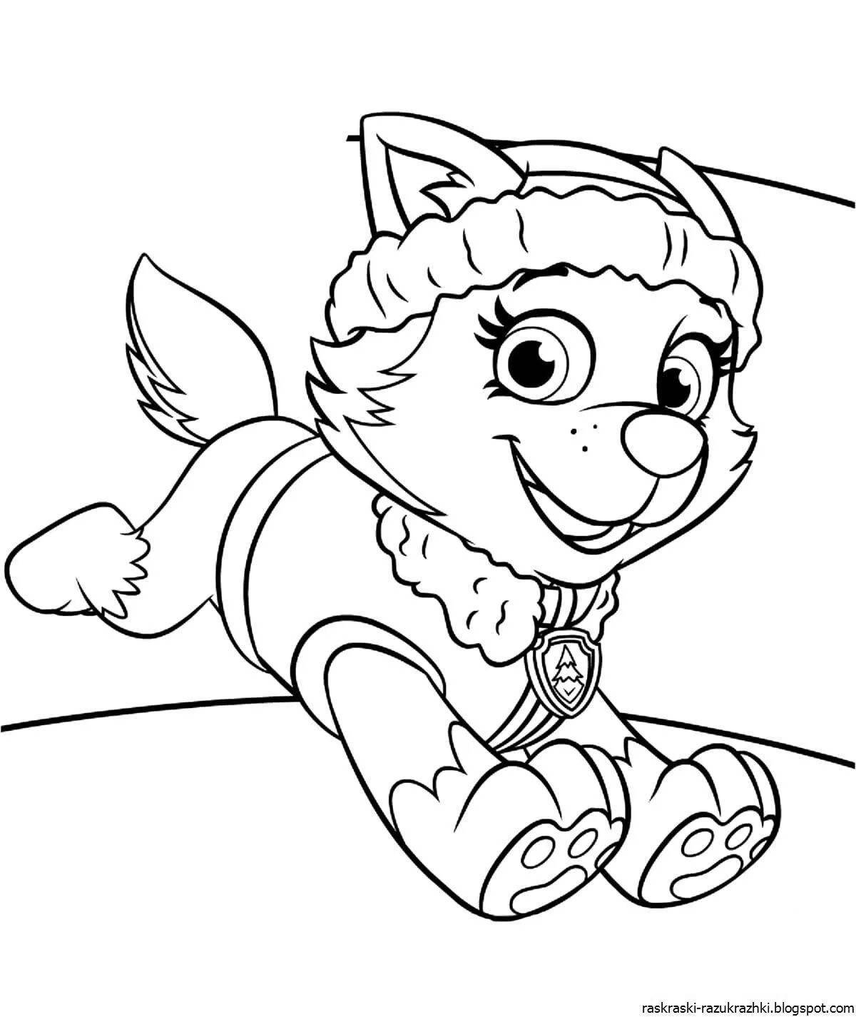 Cute cartoon children's coloring pages