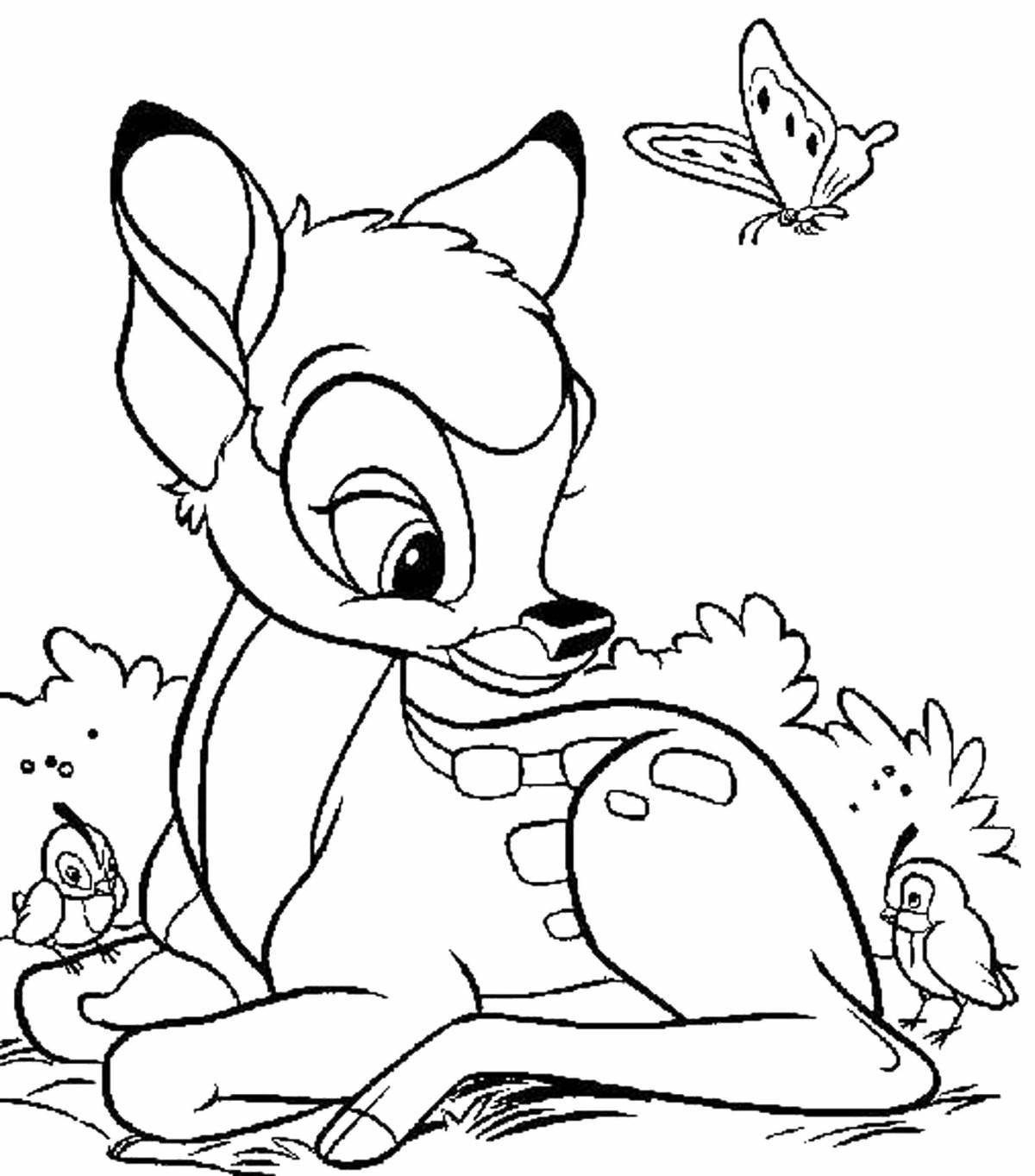 Fun cartoon children's coloring book