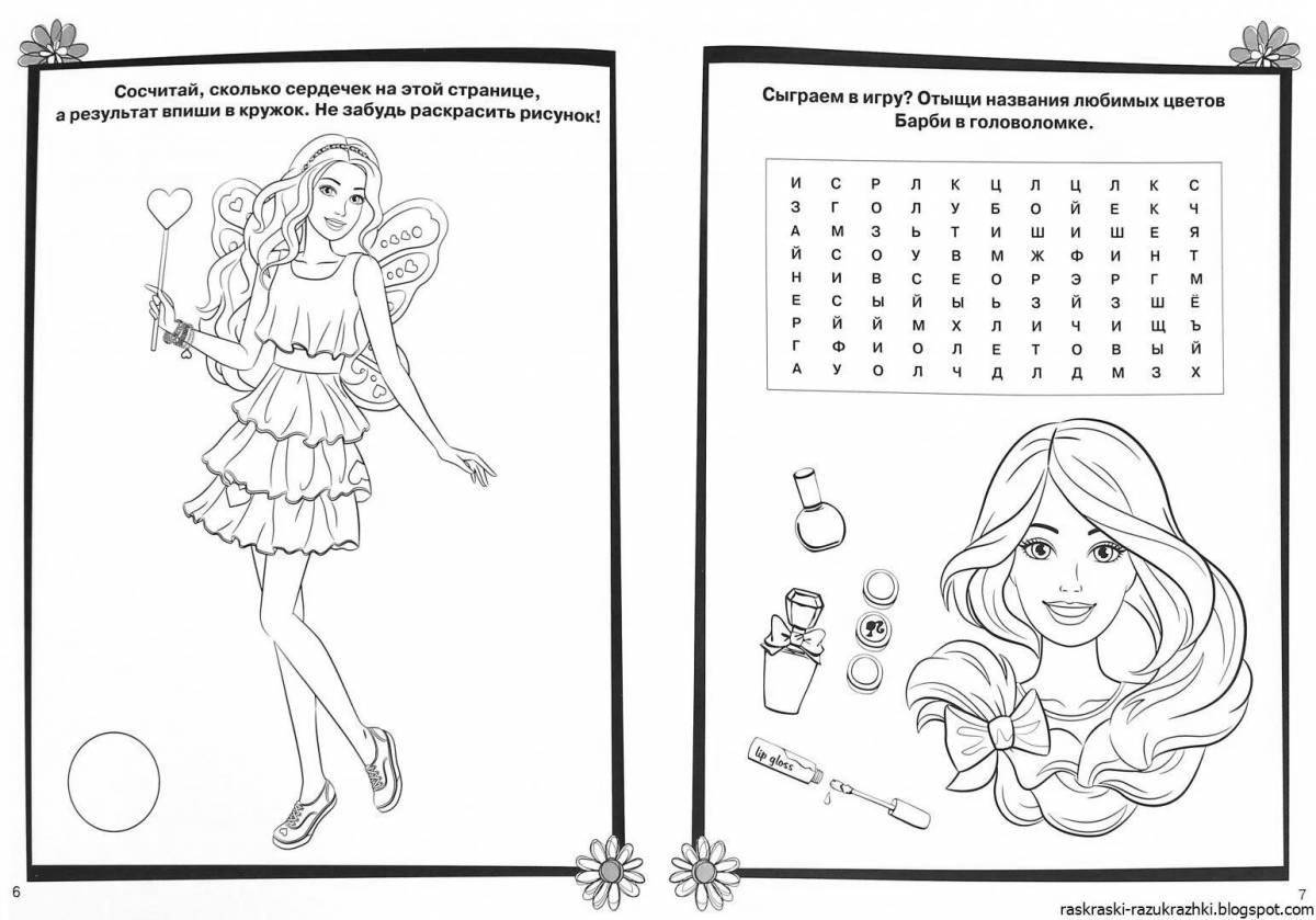 Crazy coloring game for girls 9-10 years old