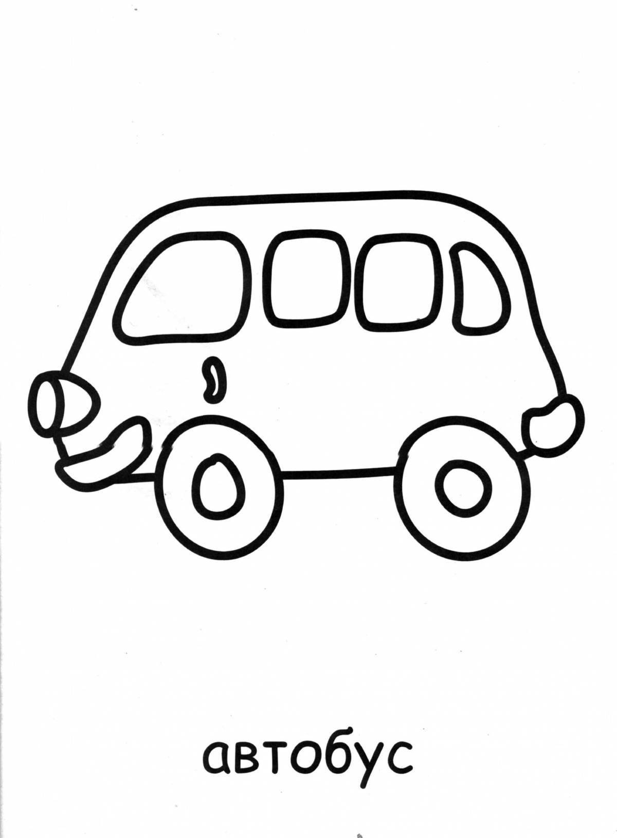 Incredible thick outline coloring book