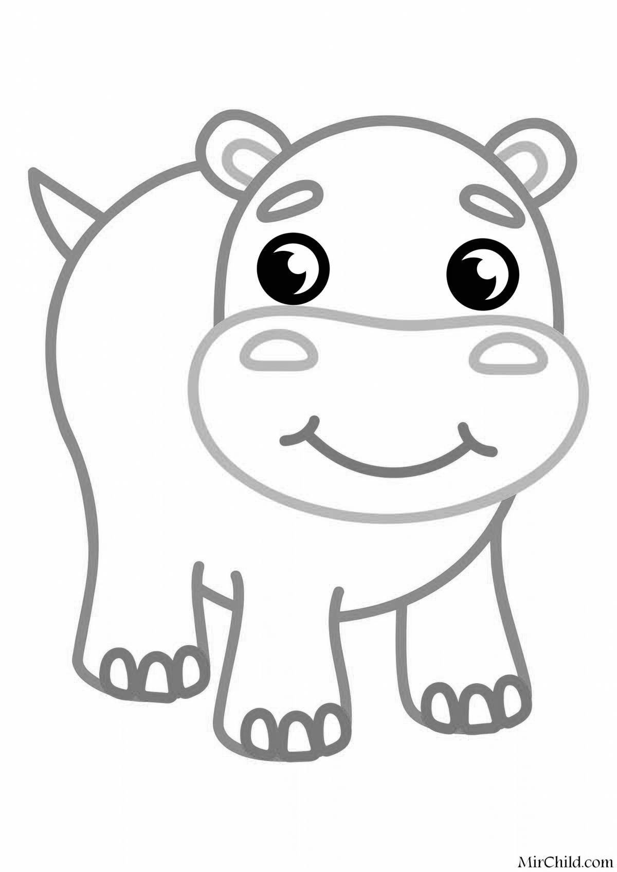 Great coloring with thick outline