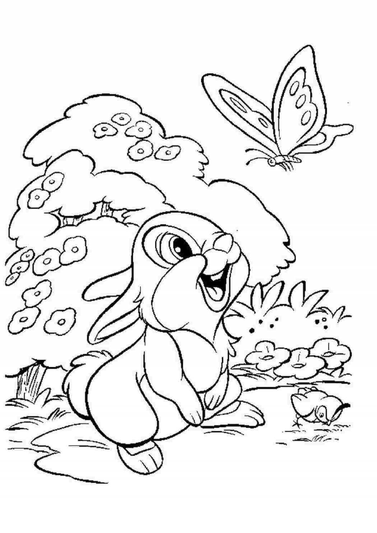 Funny animal coloring pages for kids 5-6 years old