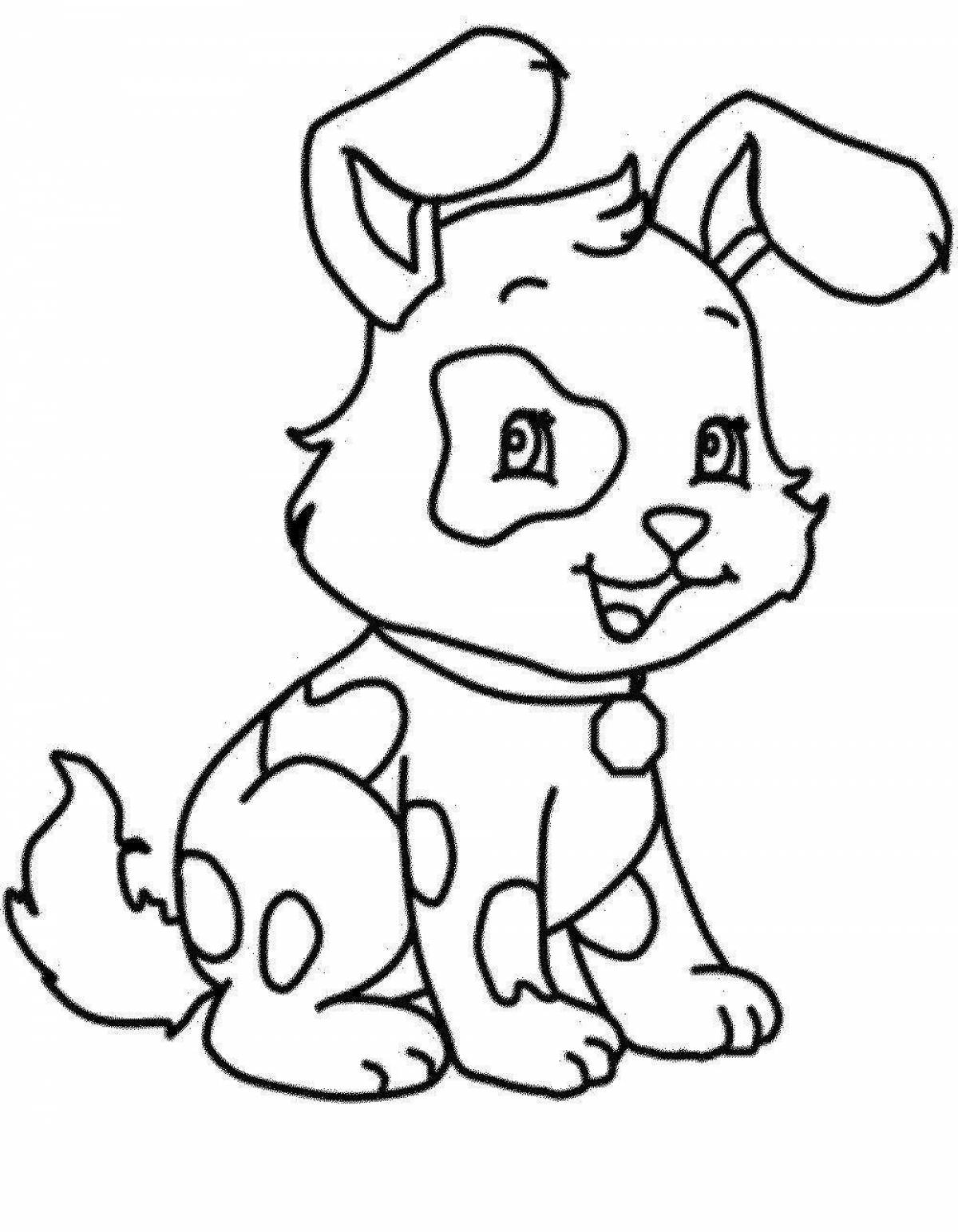 Sparkling animal coloring pages for 5-6 year olds