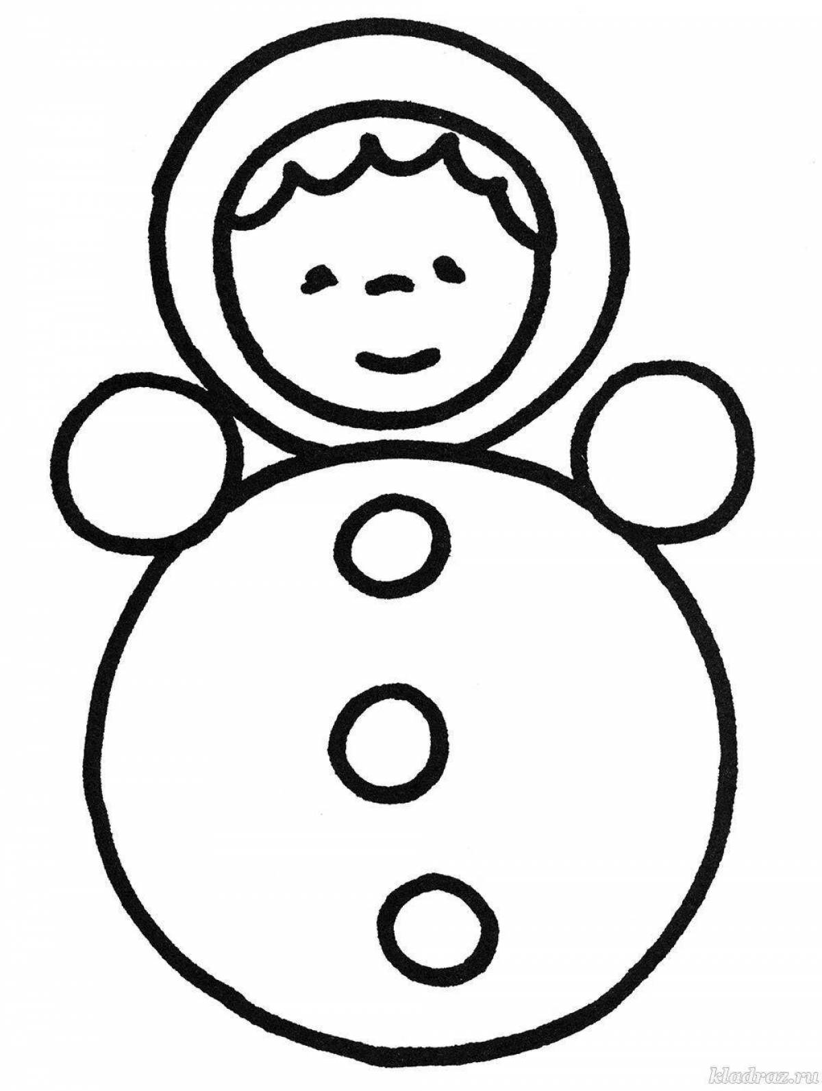 Fun coloring tumbler for pre-k